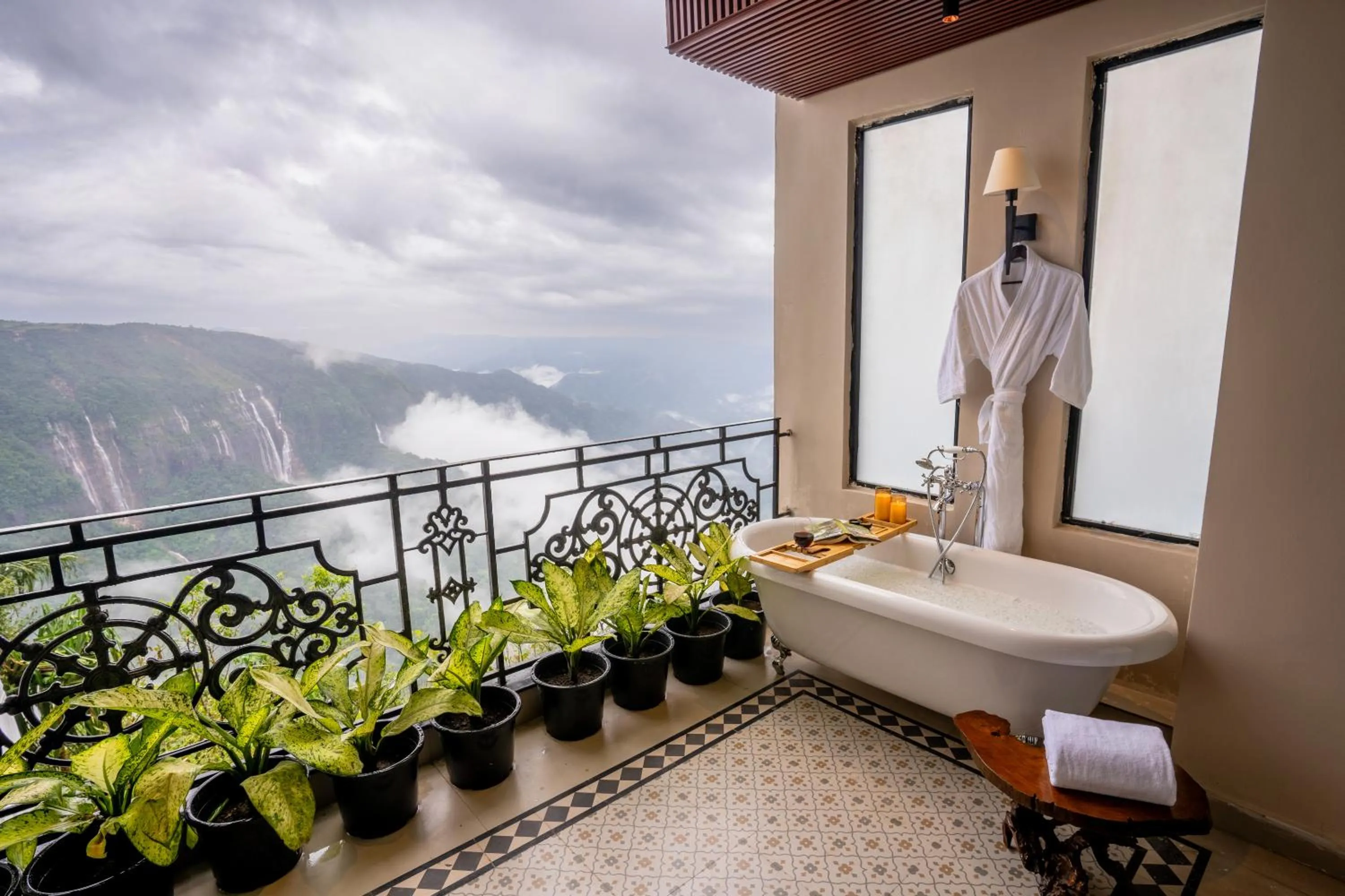 Balcony/Terrace in Polo Cherrapunjee Resort