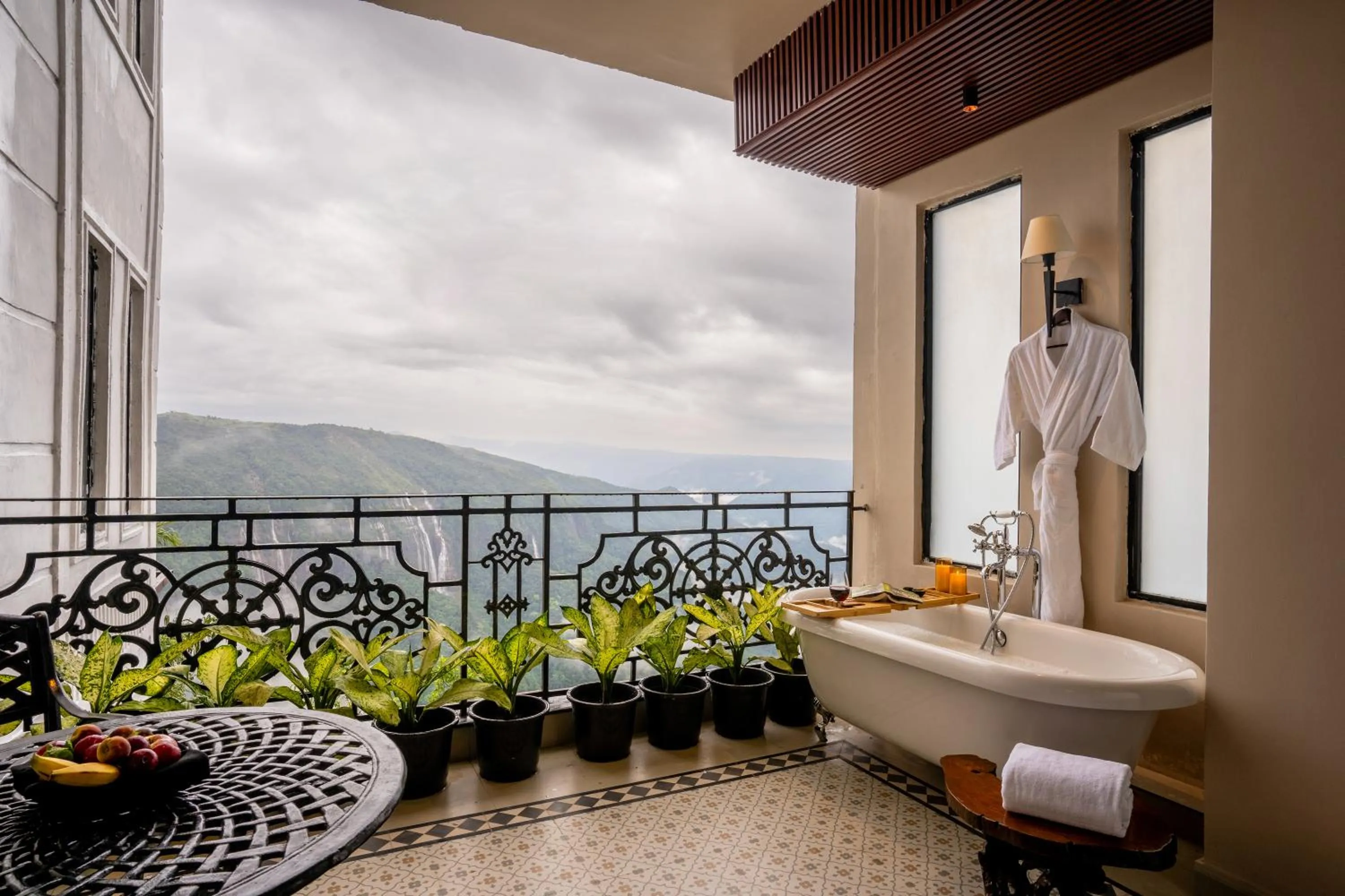 Balcony/Terrace in Polo Cherrapunjee Resort