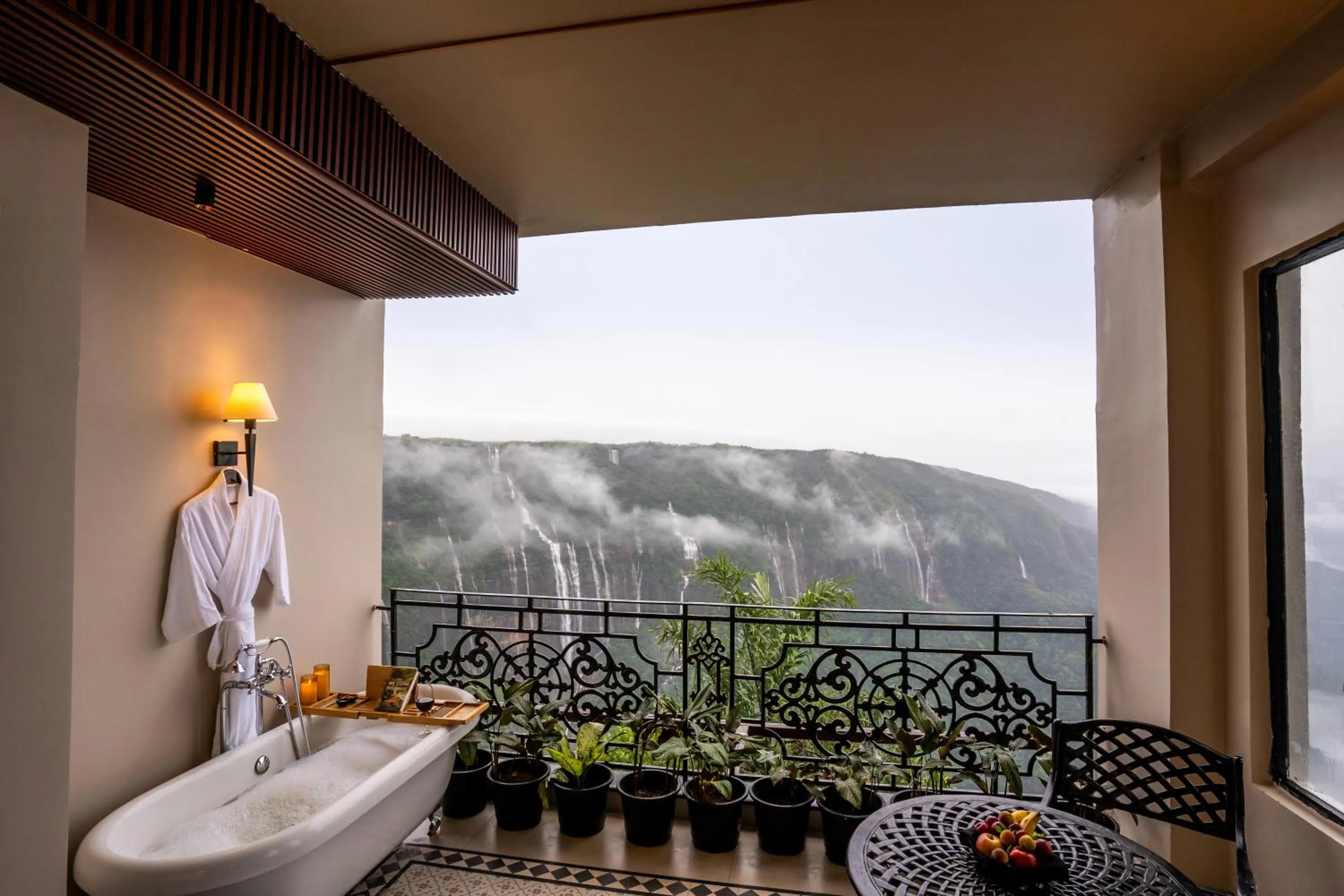 Balcony/Terrace in Polo Cherrapunjee Resort