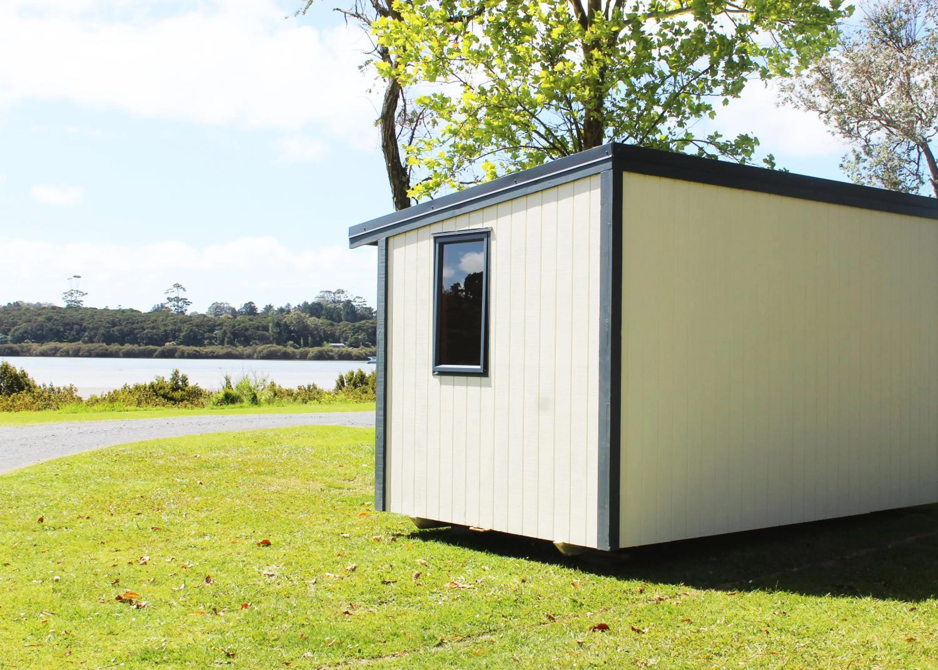 Natural landscape in Waitangi Holiday Park
