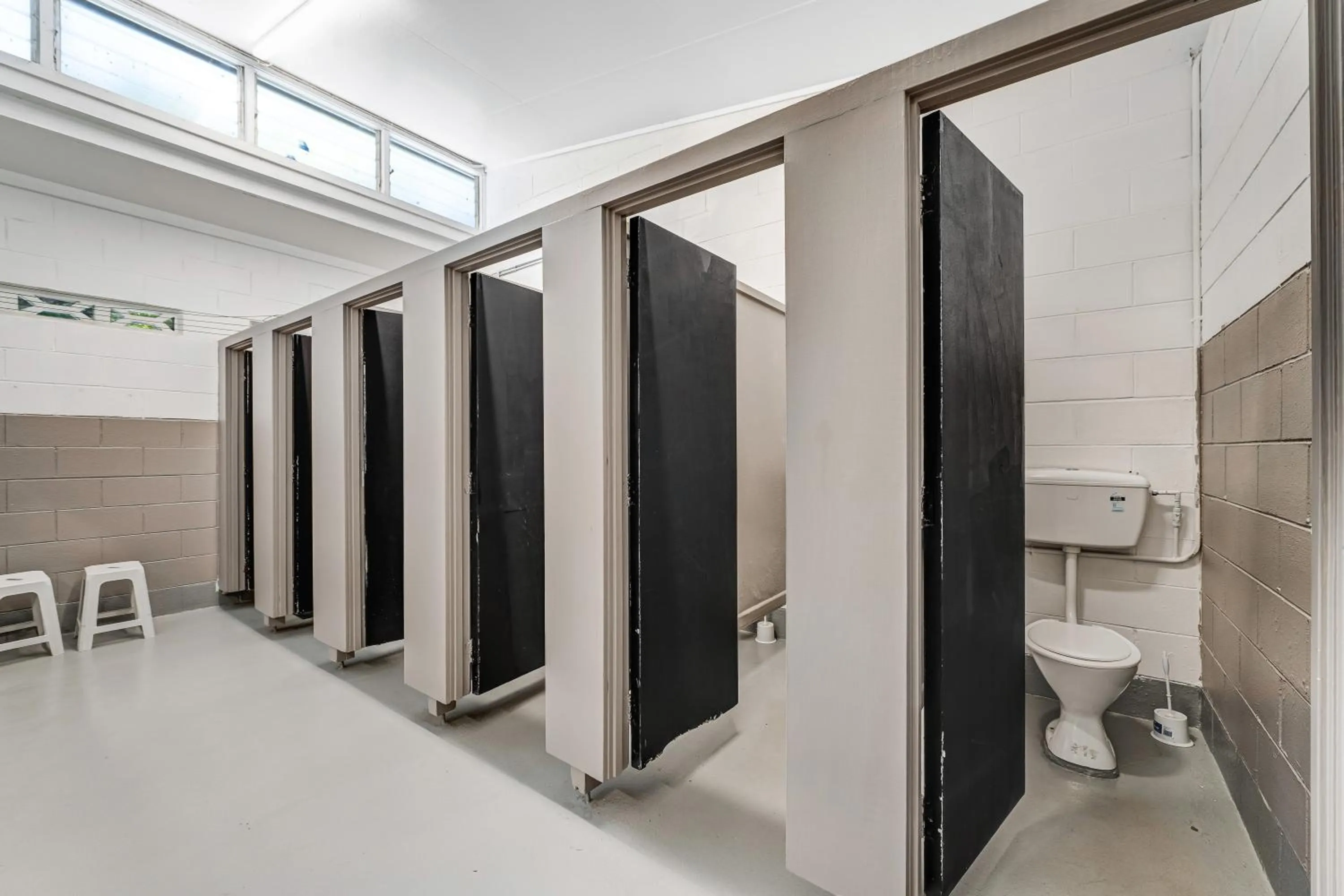 Shower in Waitangi Holiday Park