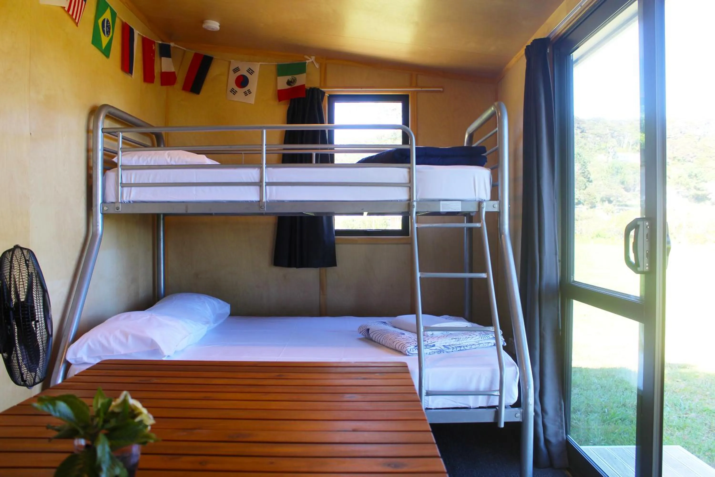 Photo of the whole room, Bed in Waitangi Holiday Park