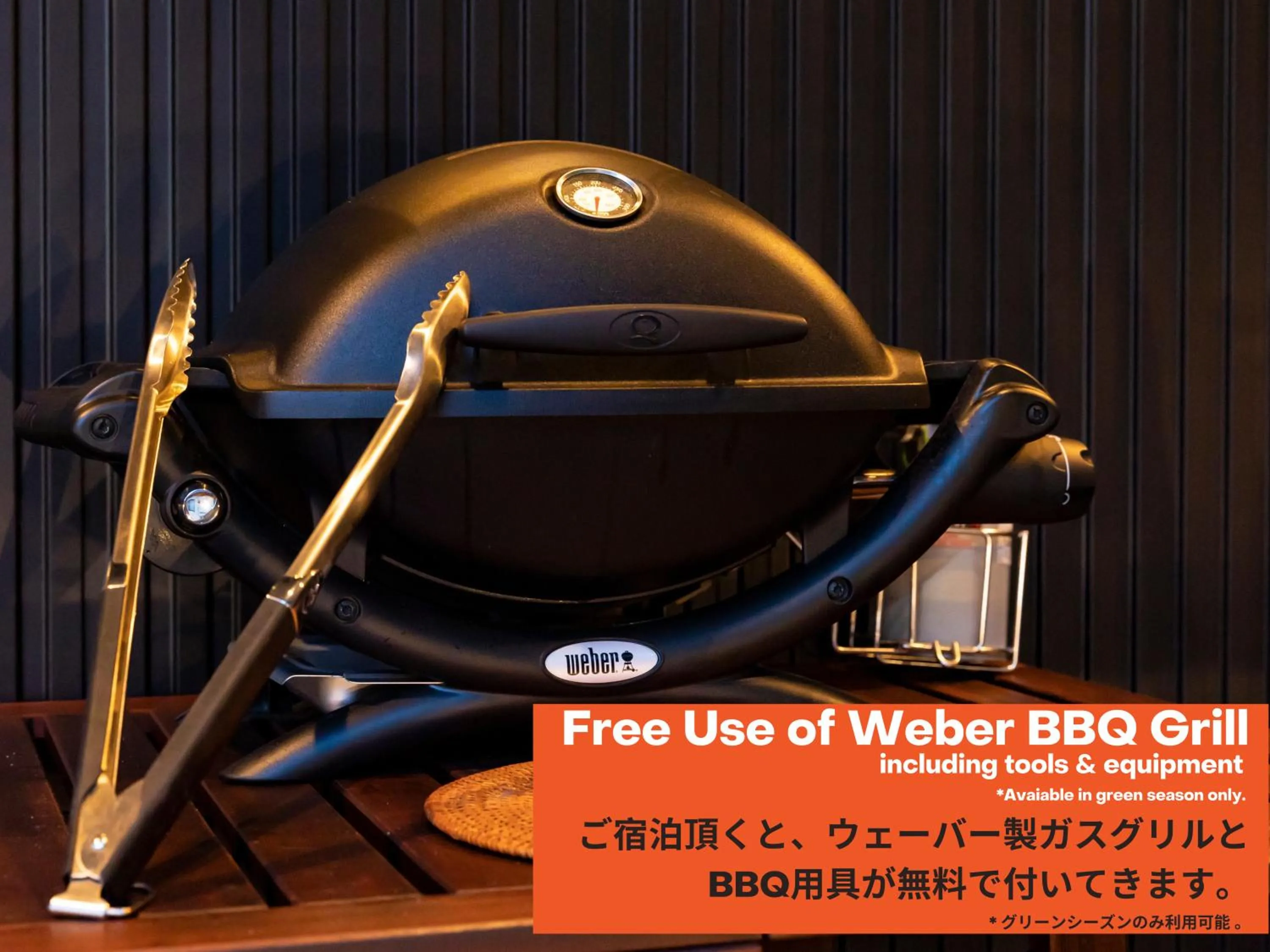 BBQ facilities in Phoenix Chalets by HHG