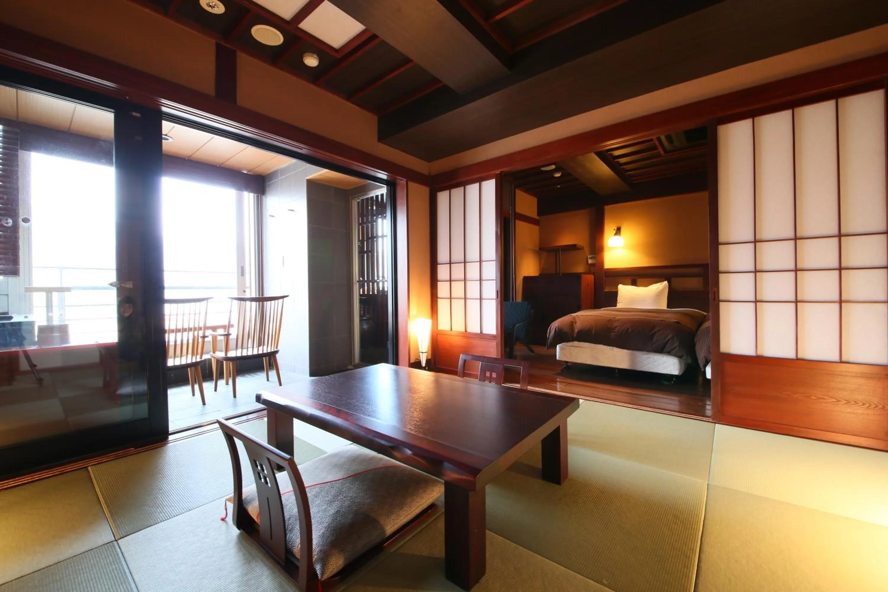Photo of the whole room, Bed in Lakeland Hotel Mizunosato