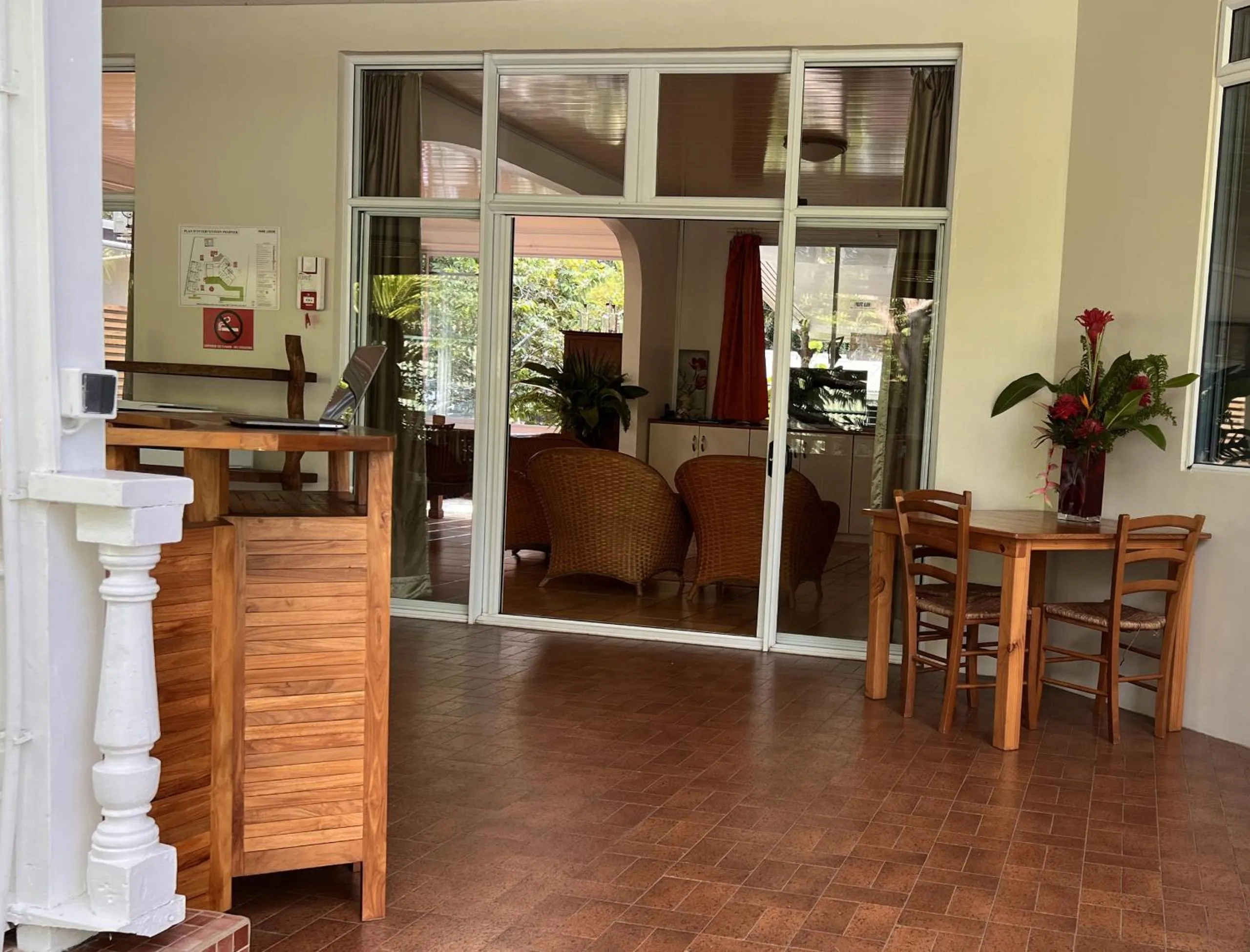 Lobby or reception in Pare LODGE TAHITI