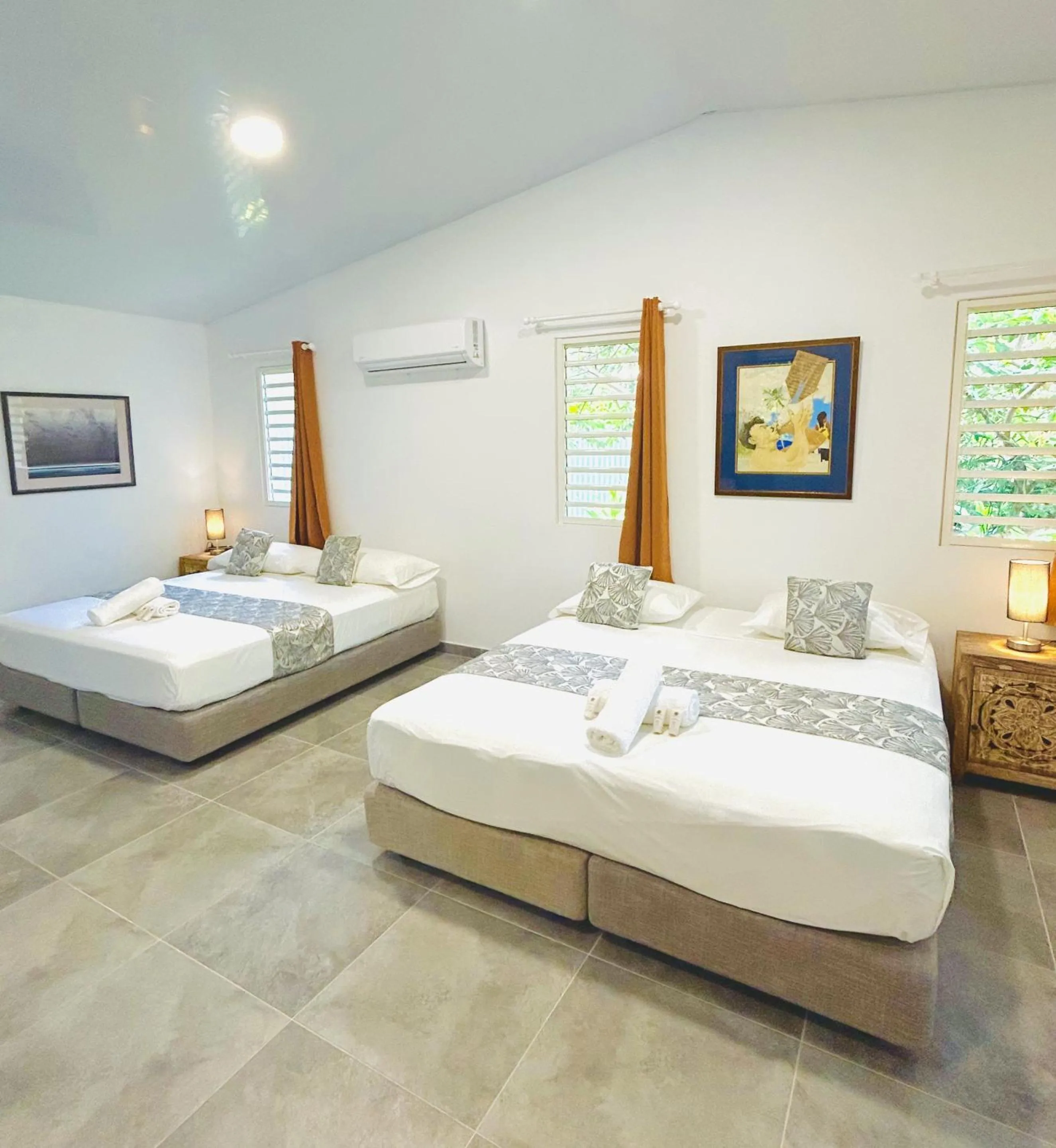 Bedroom, Bed in Pare LODGE TAHITI