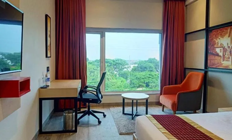 Living room, Bed in Ginger Kochi, Kalamassery