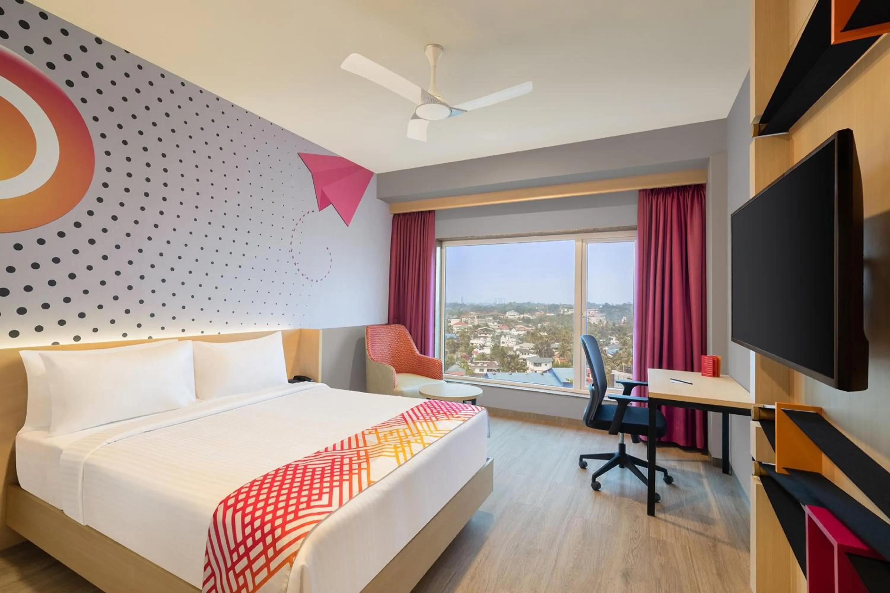 Bedroom, Bed in Ginger Kochi, Kalamassery