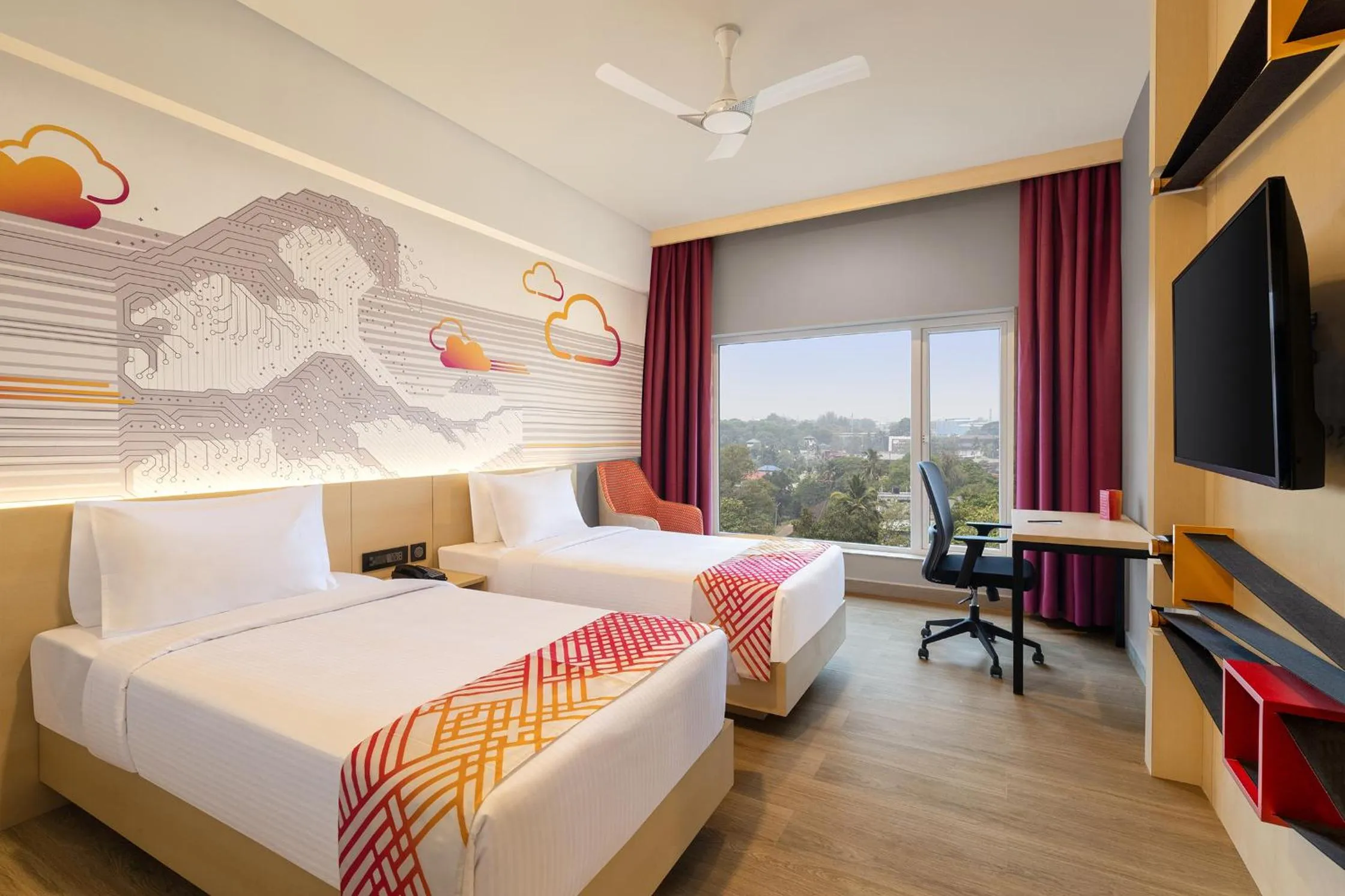 Property building, Bed in Ginger Kochi, Kalamassery