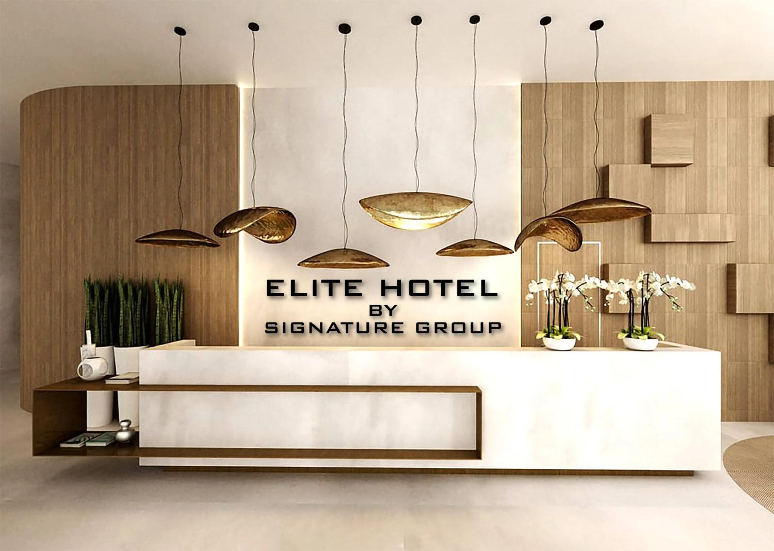 Property logo or sign in Hotel Elite By Signature Group