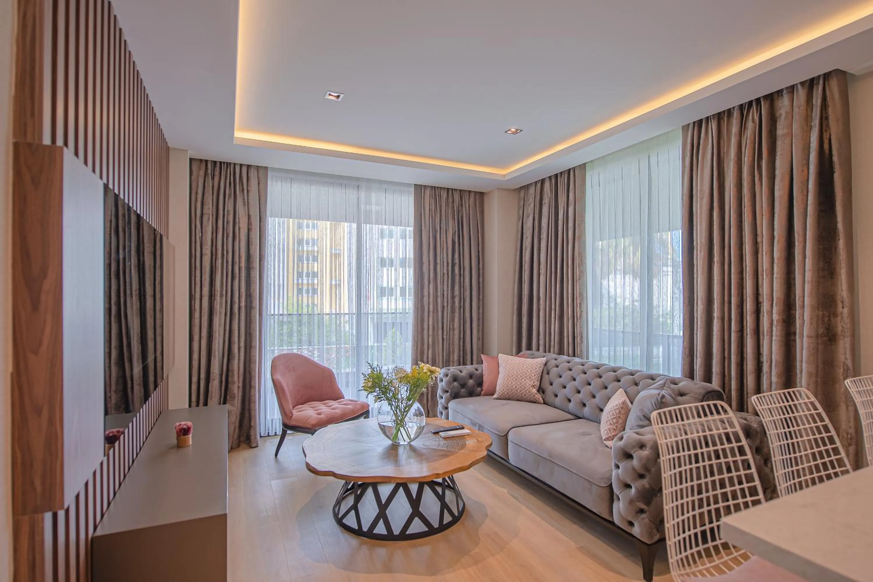 Living room, Bed in Sealife Royal