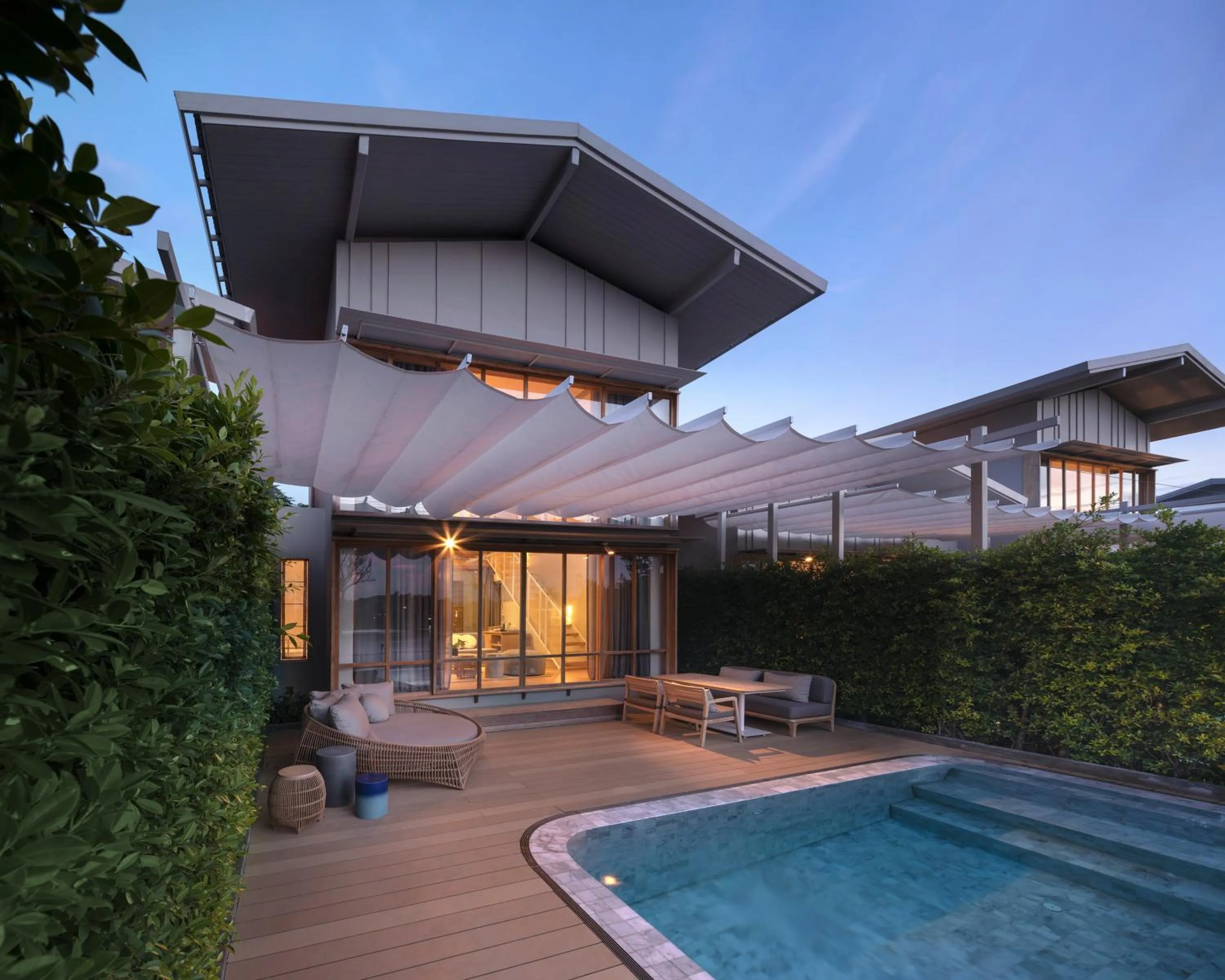 Pool view in Sala Bang Pa-In