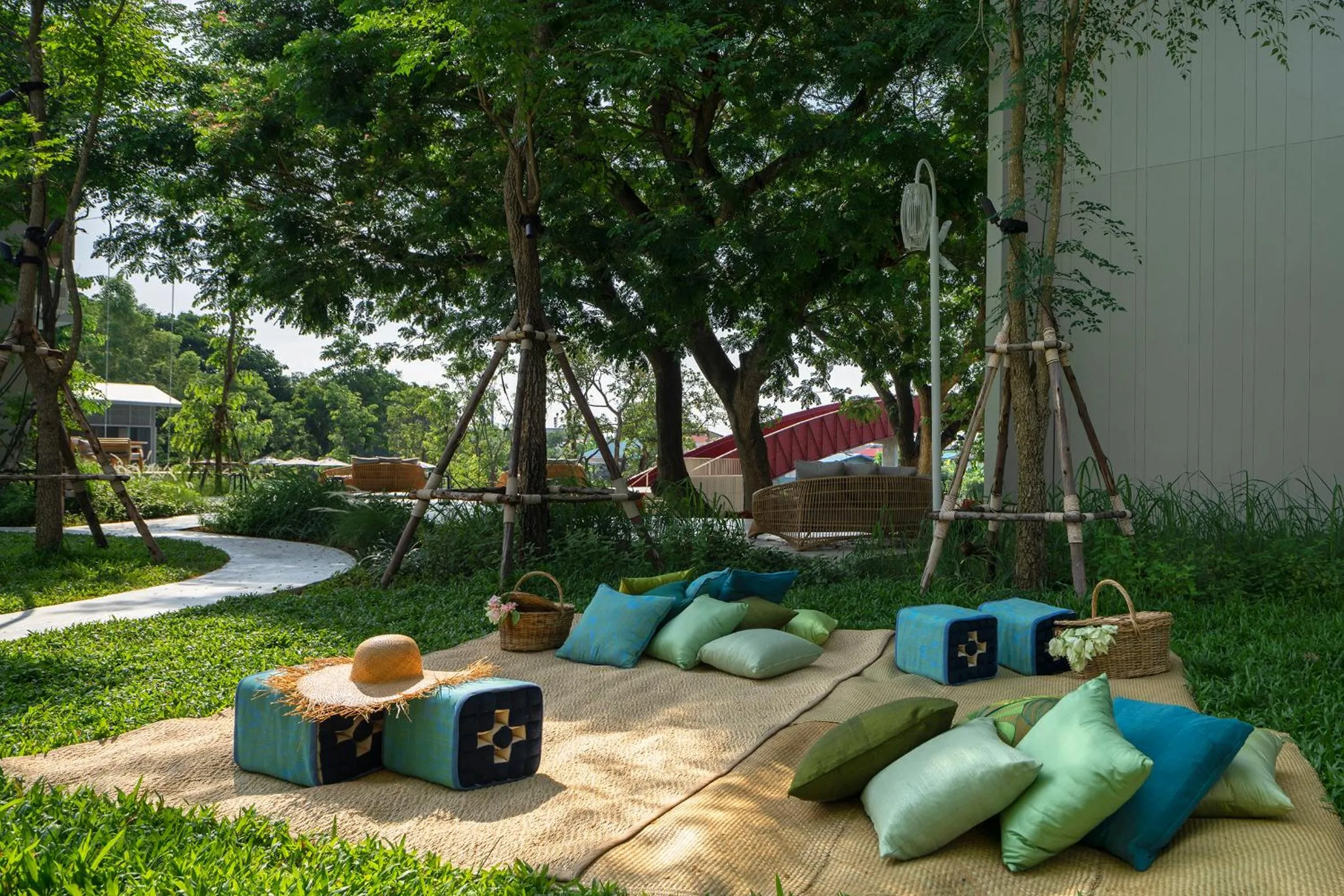 Seating area in Sala Bang Pa-In