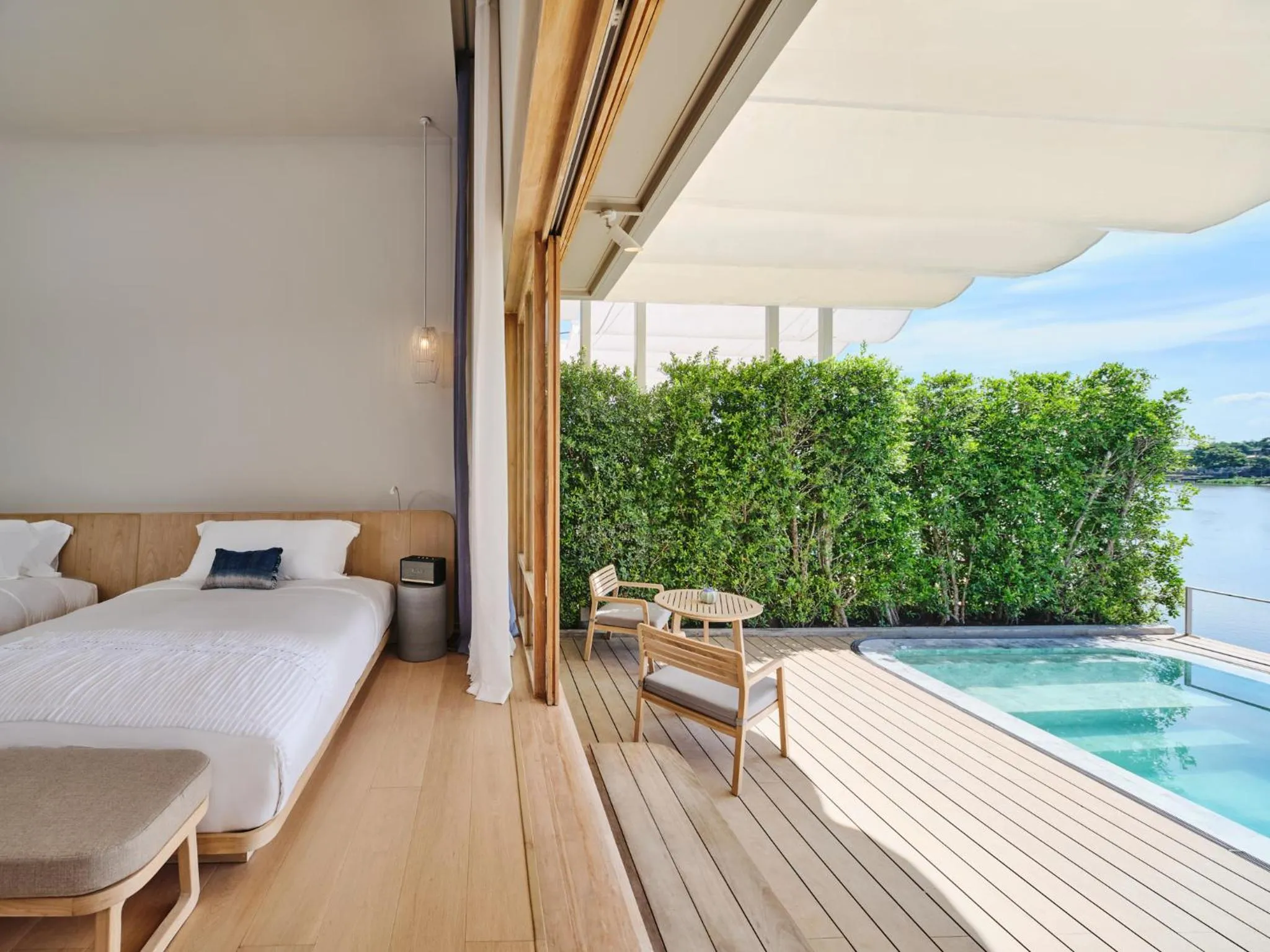 Pool view in Sala Bang Pa-In