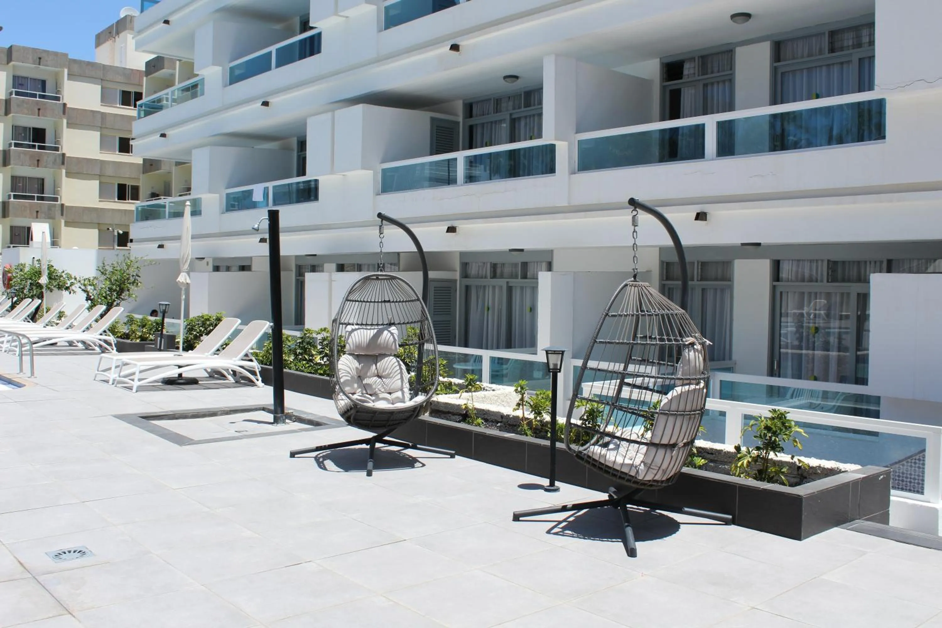 Seating area in Apartamentos Fayna