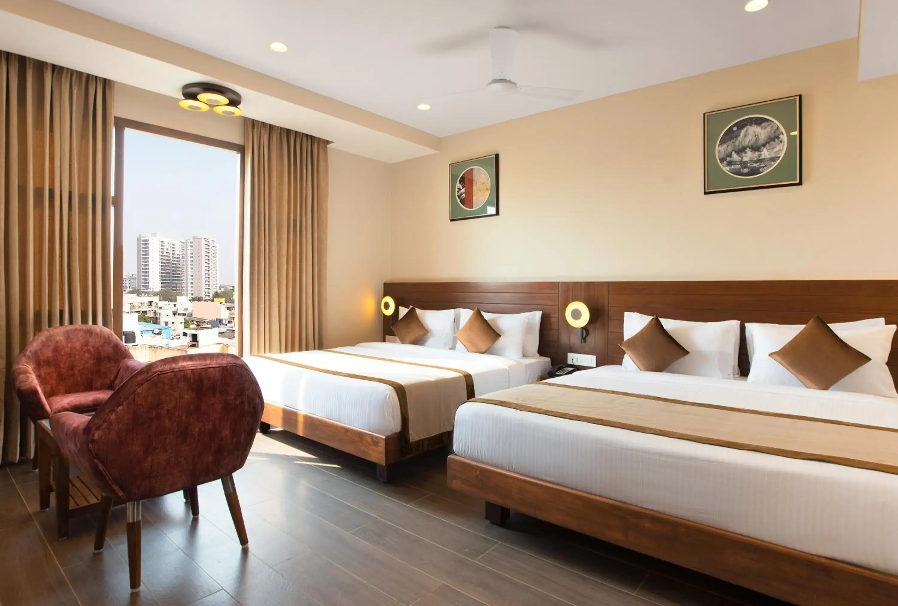 Premium Quadruple Room in The Madras Grand Premium Quadruple Room in The Madras Grand