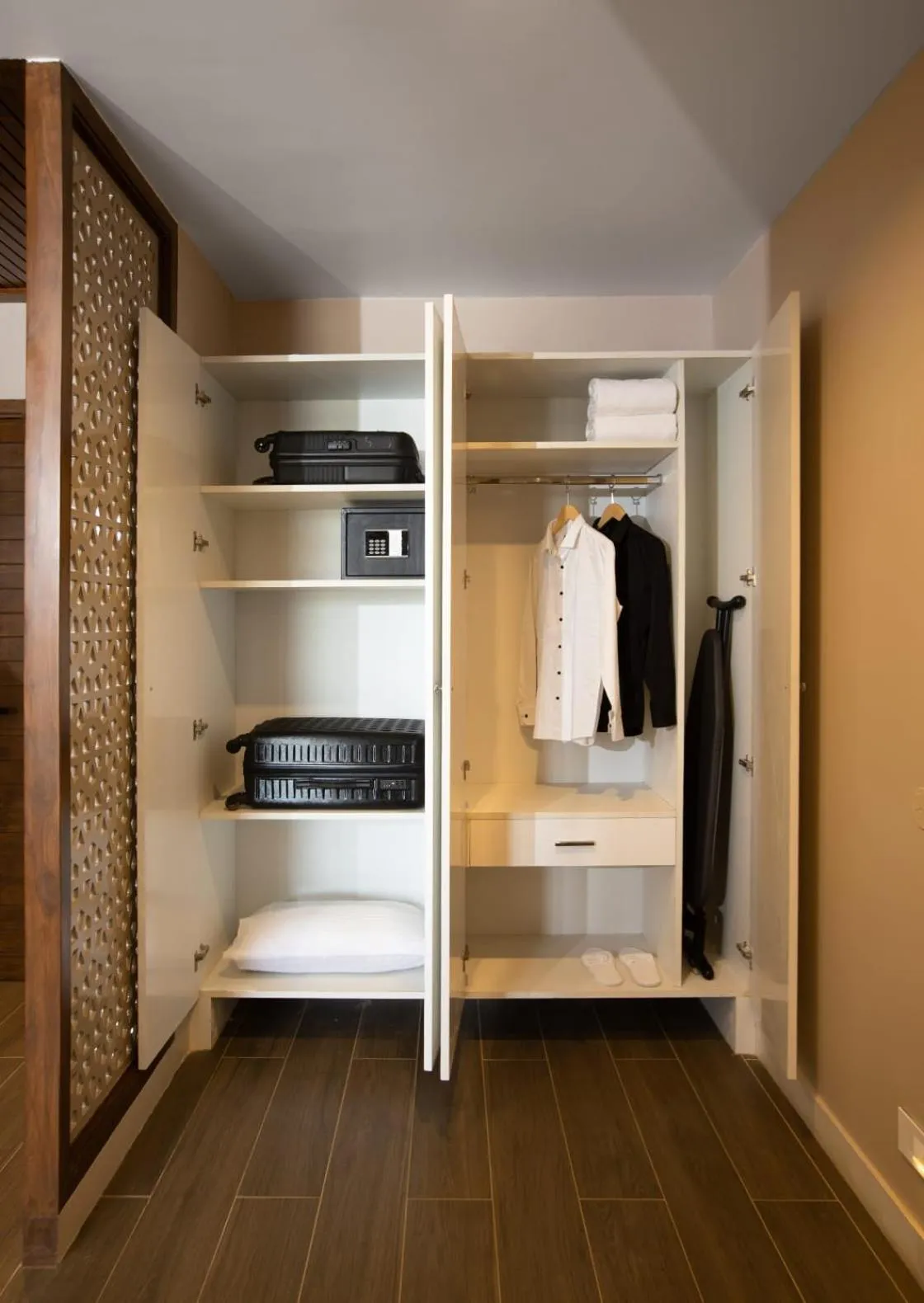 wardrobe in The Madras Grand