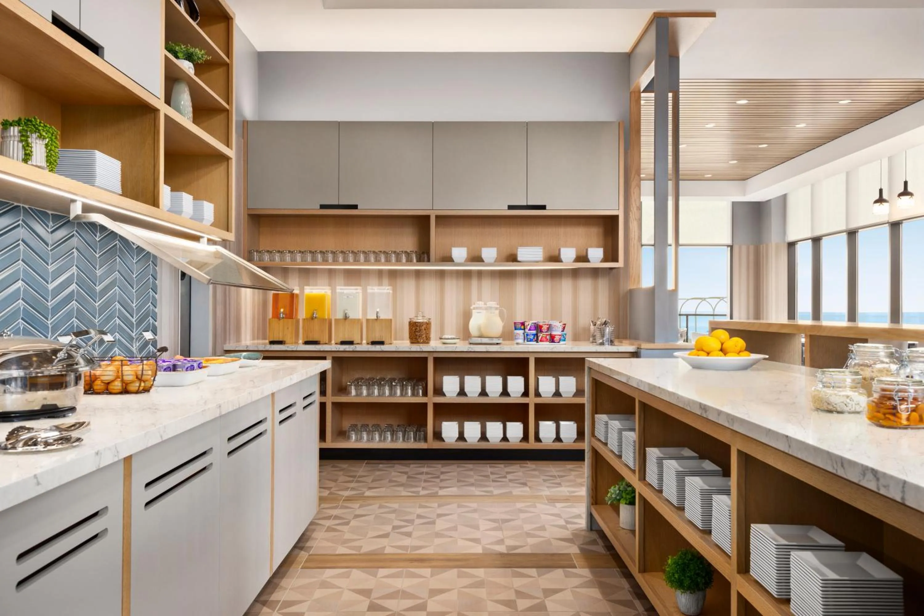 Breakfast in Hyatt Place Virginia Beach Oceanfront