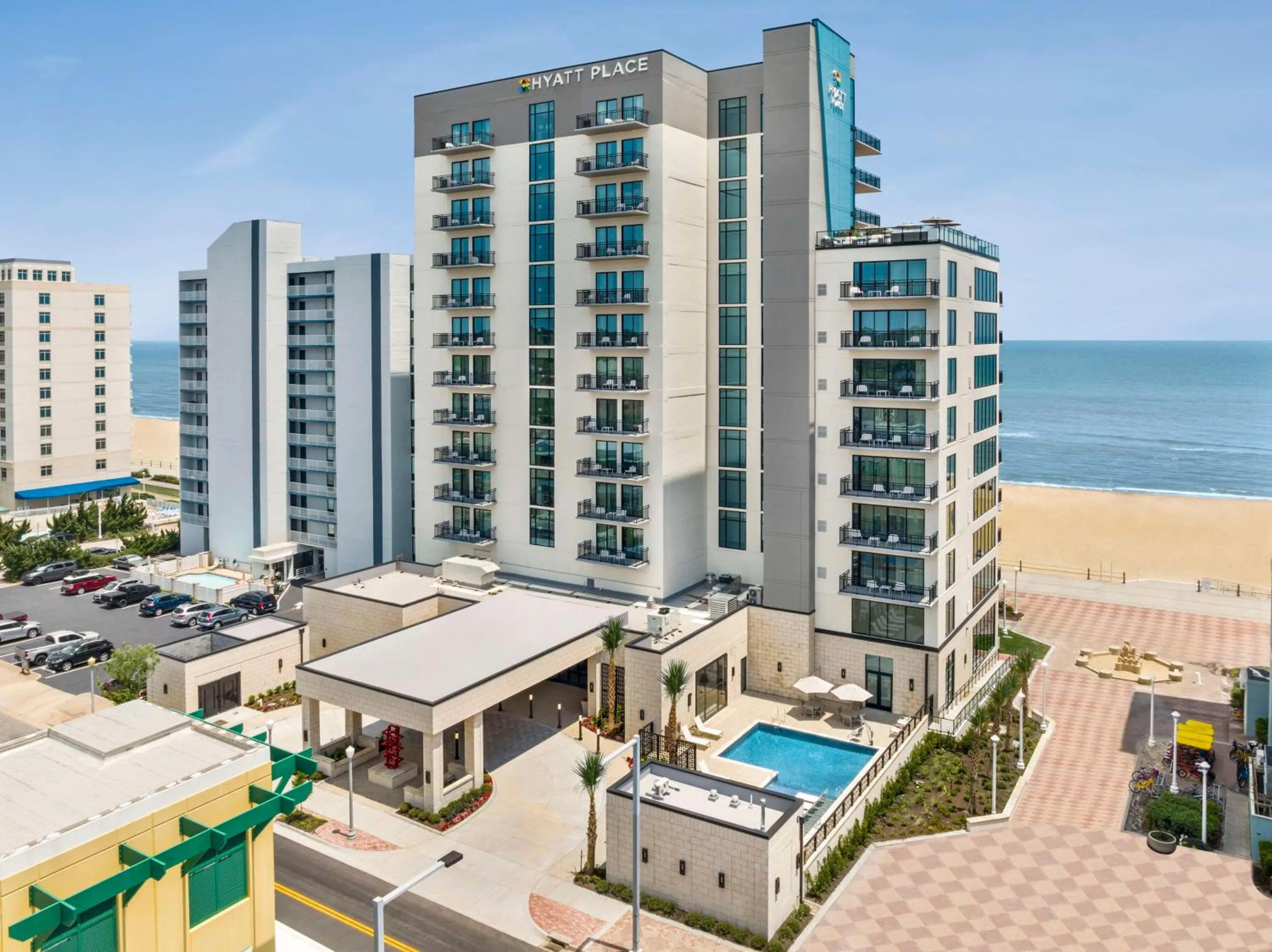 Property building in Hyatt Place Virginia Beach Oceanfront