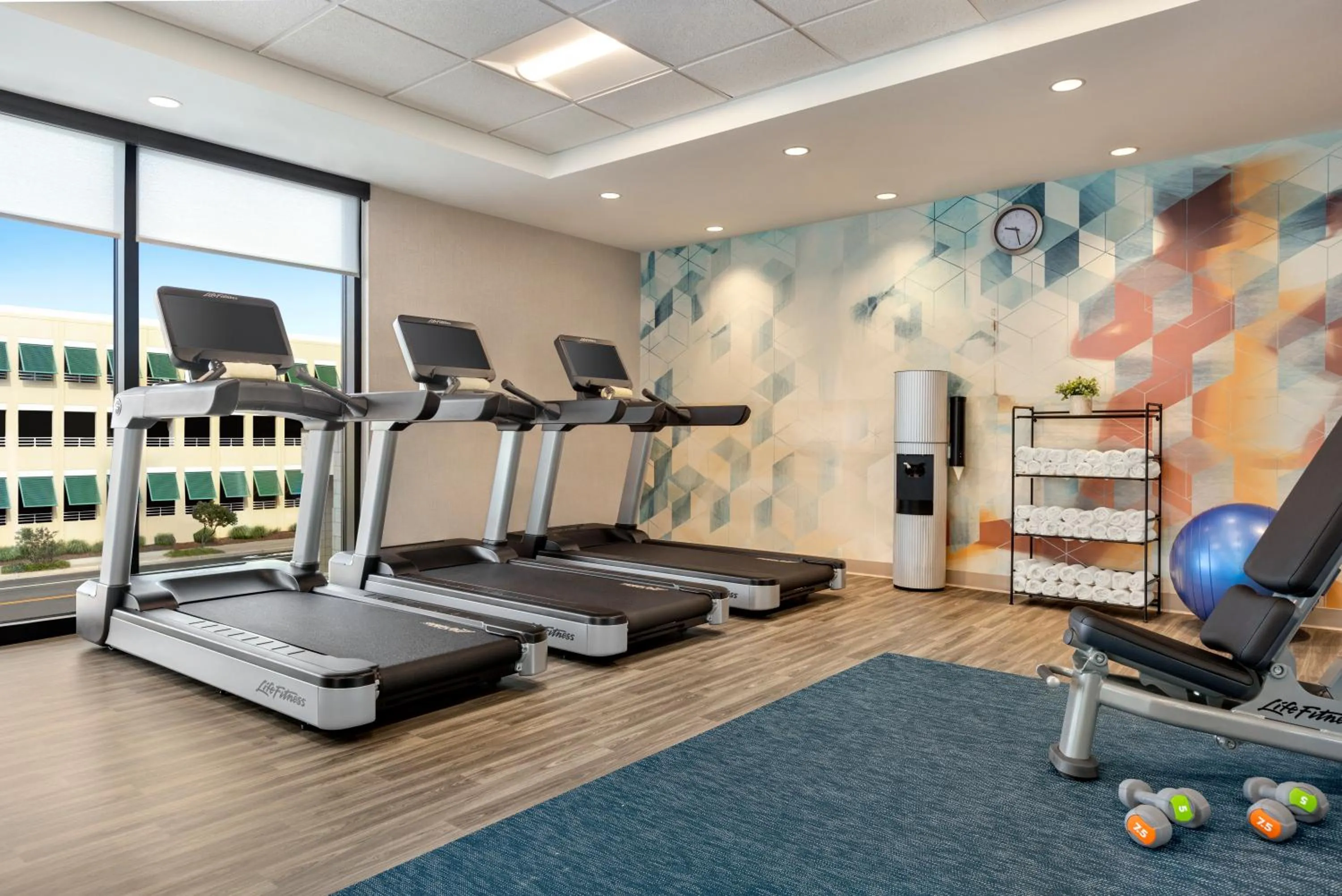 Fitness centre/facilities in Hyatt Place Virginia Beach Oceanfront