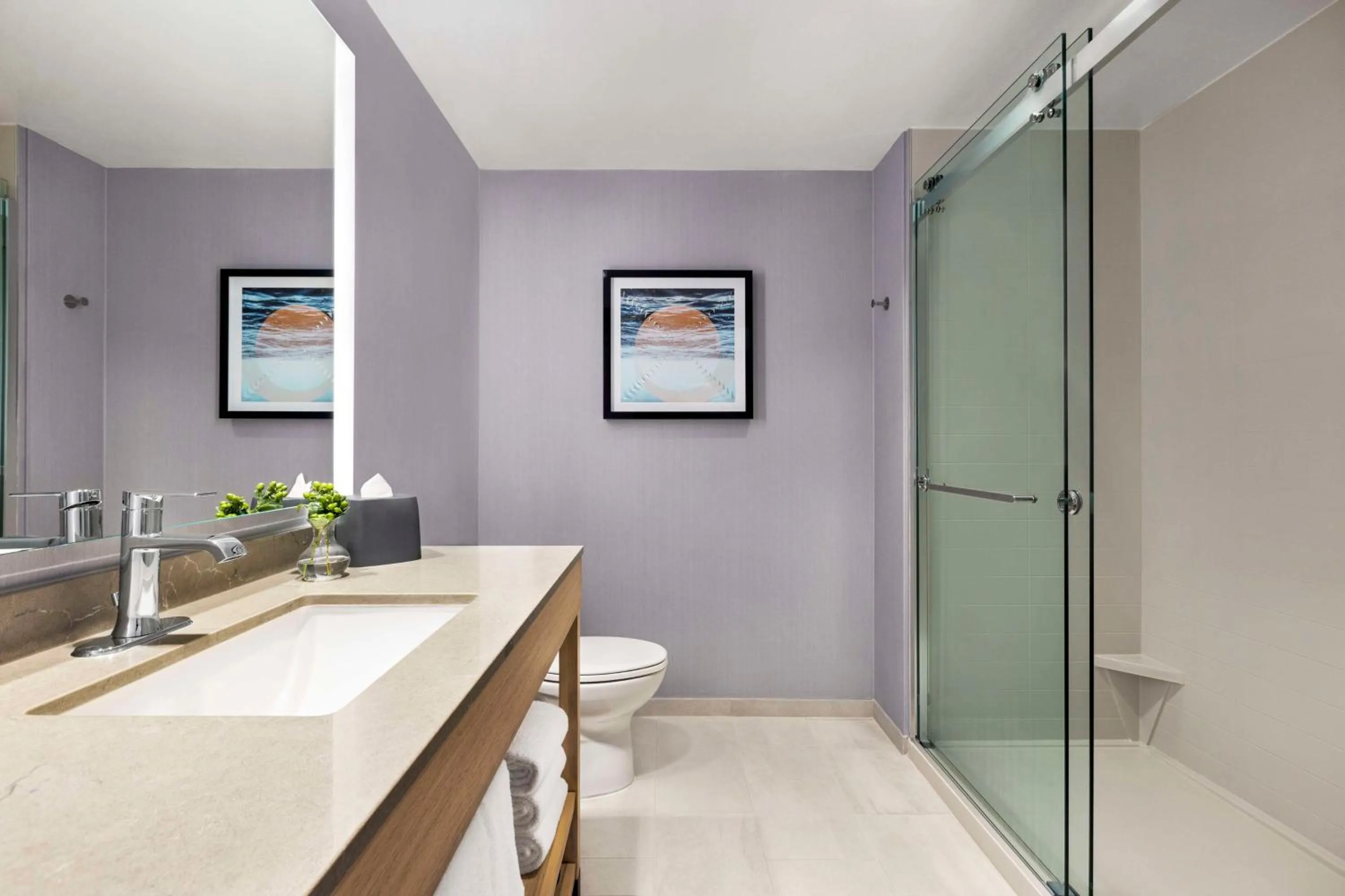 Bathroom in Hyatt Place Virginia Beach Oceanfront