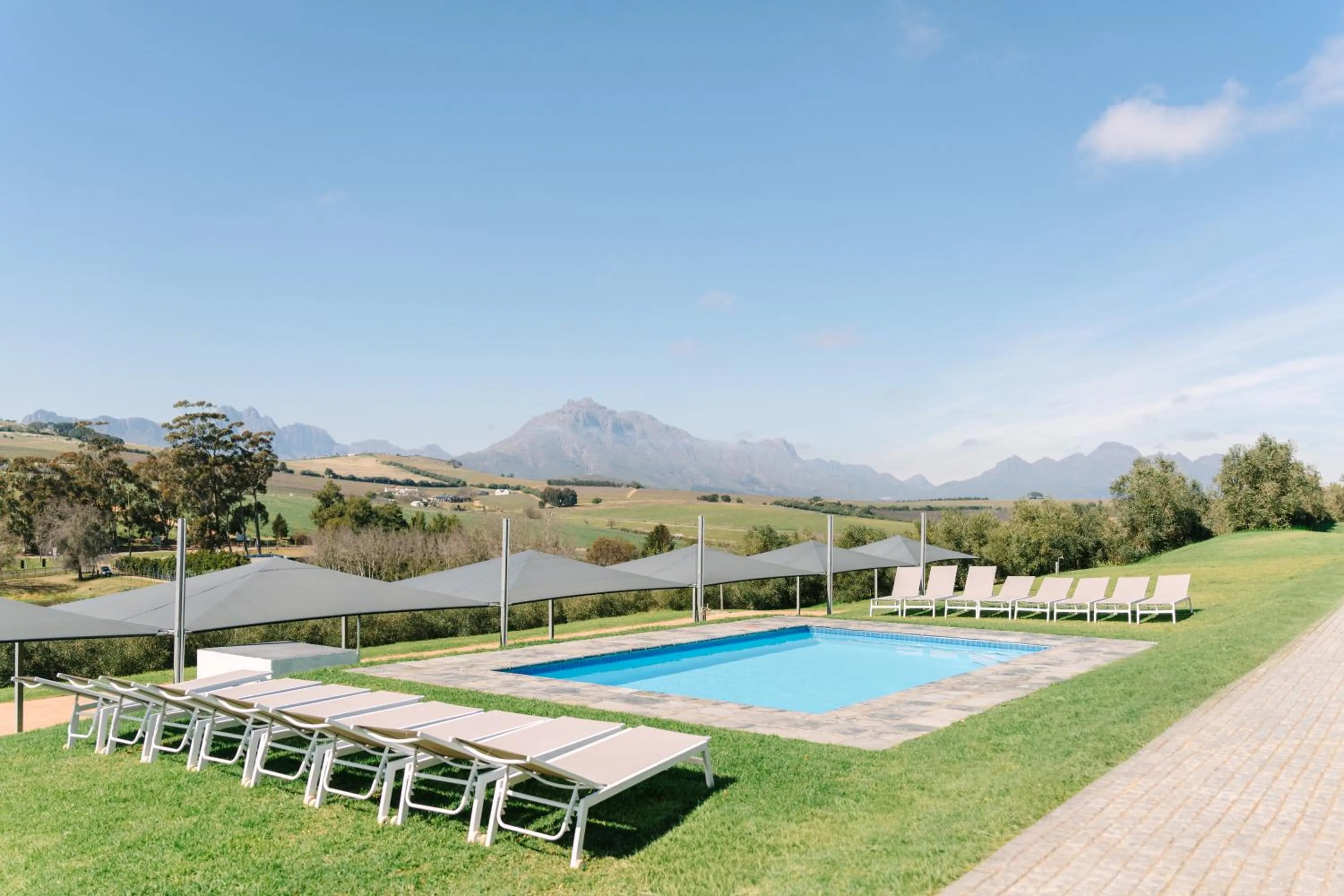 Pool view in The Salene Hotel & Apartments