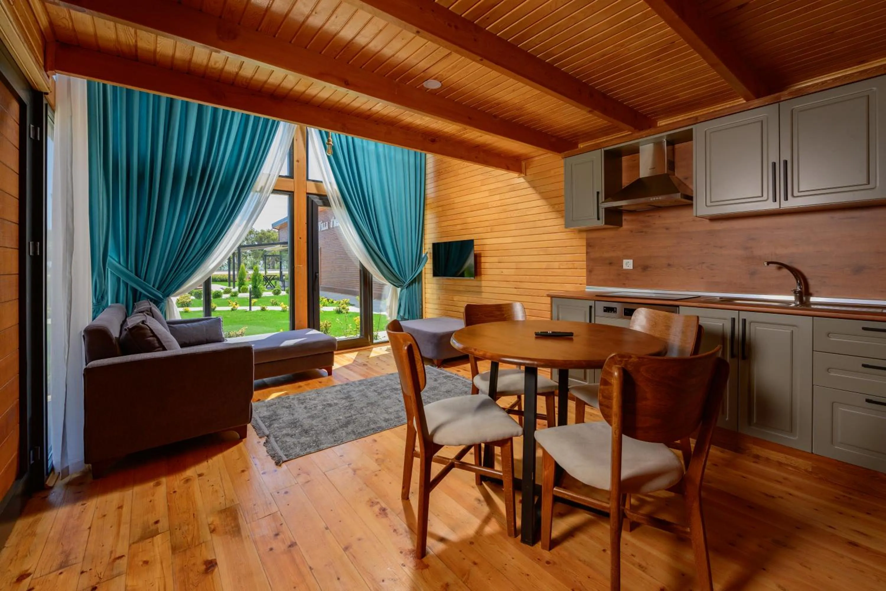 Kitchen or kitchenette in Villa d'Mare