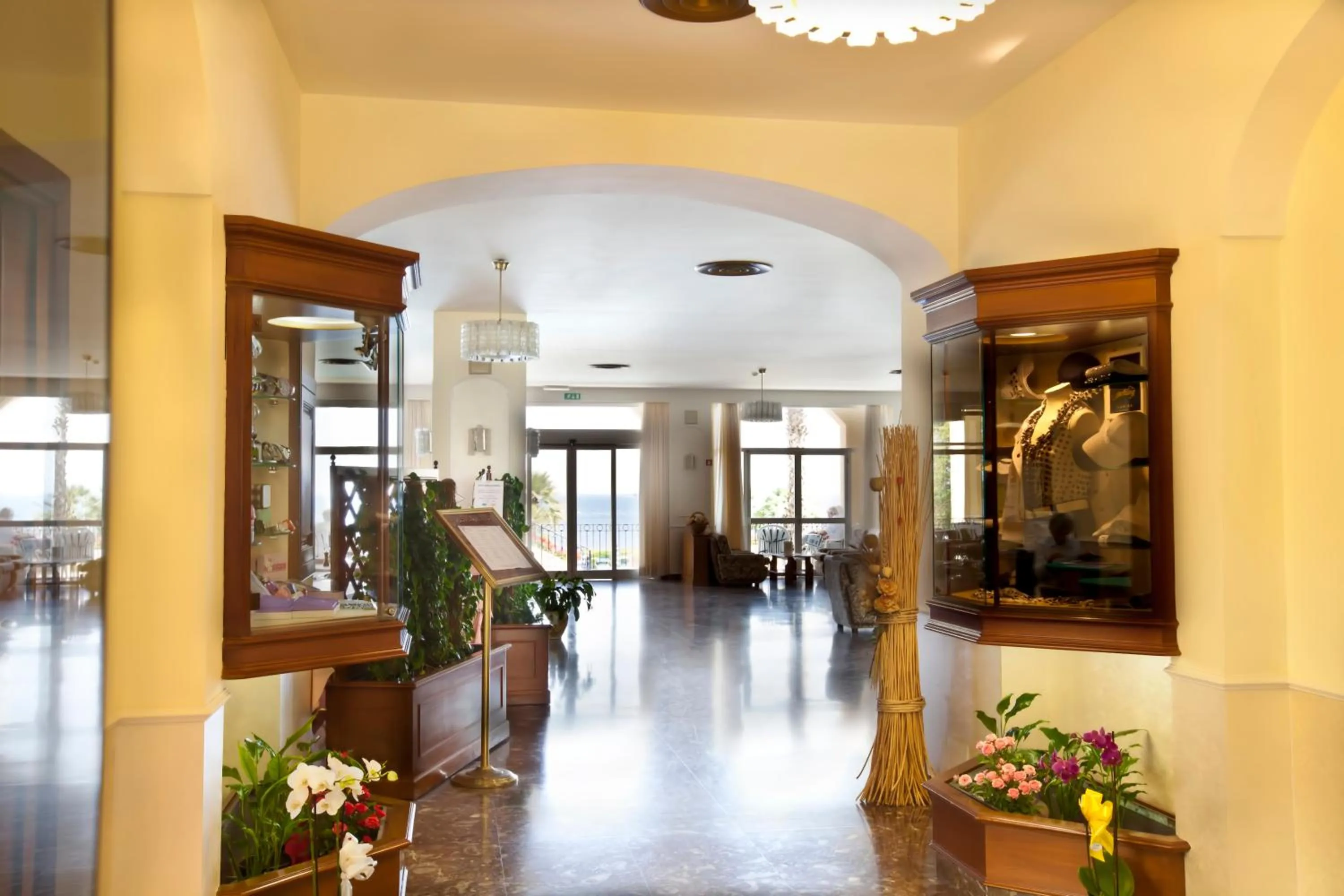 Lobby or reception in Hotel Terme Alexander