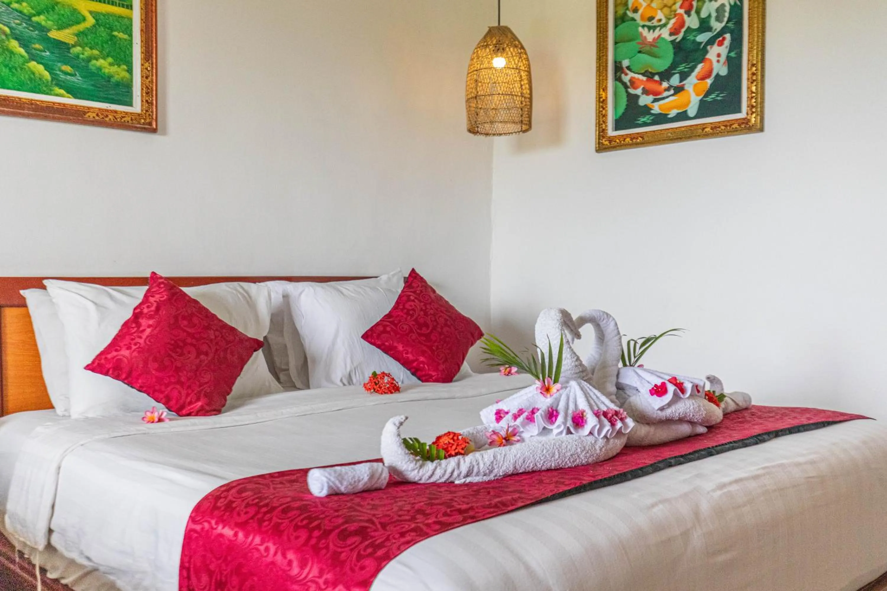 Decorative detail, Bed in Sarivanna Penida