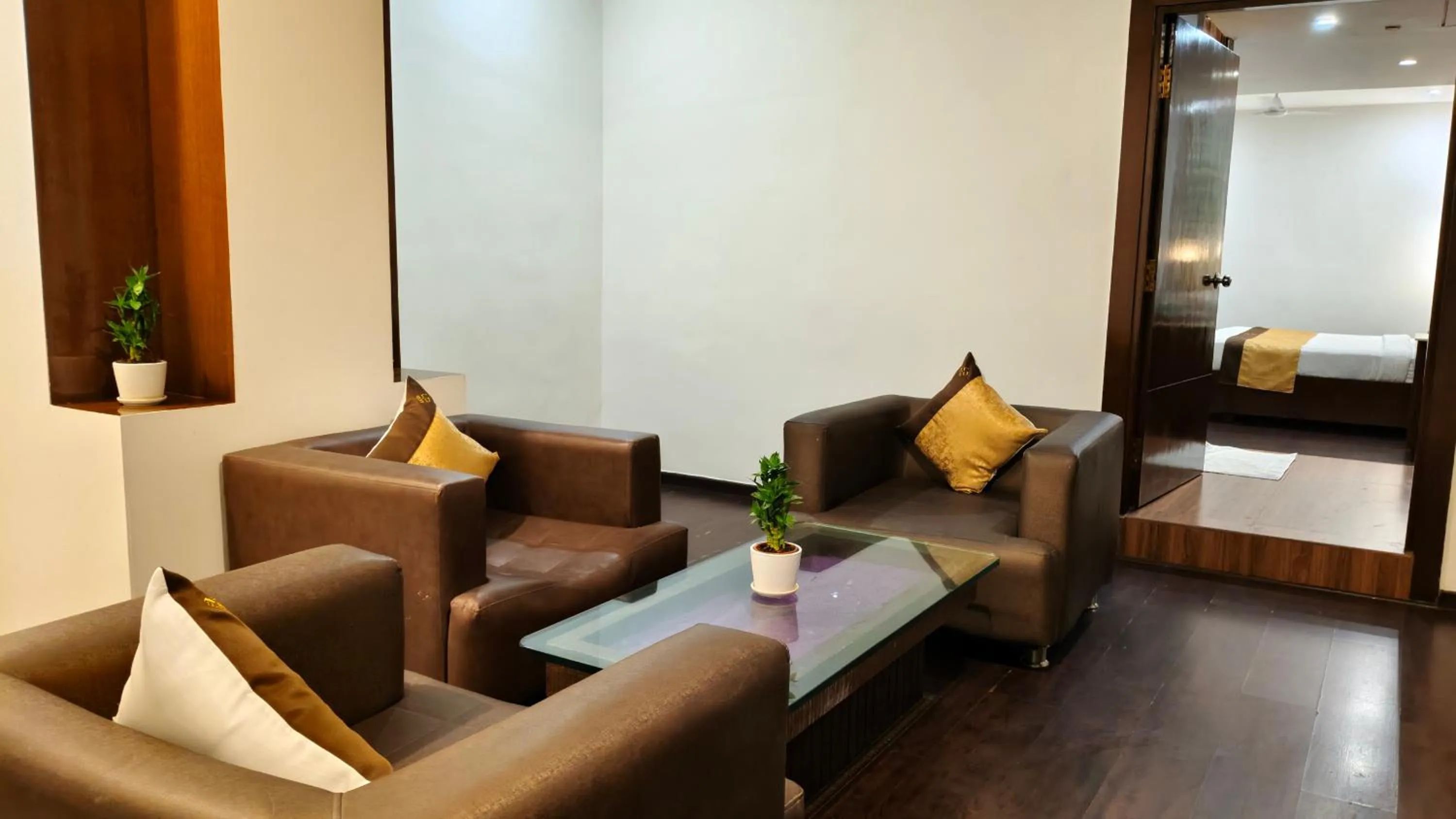 Living room in Hemaadri Grand