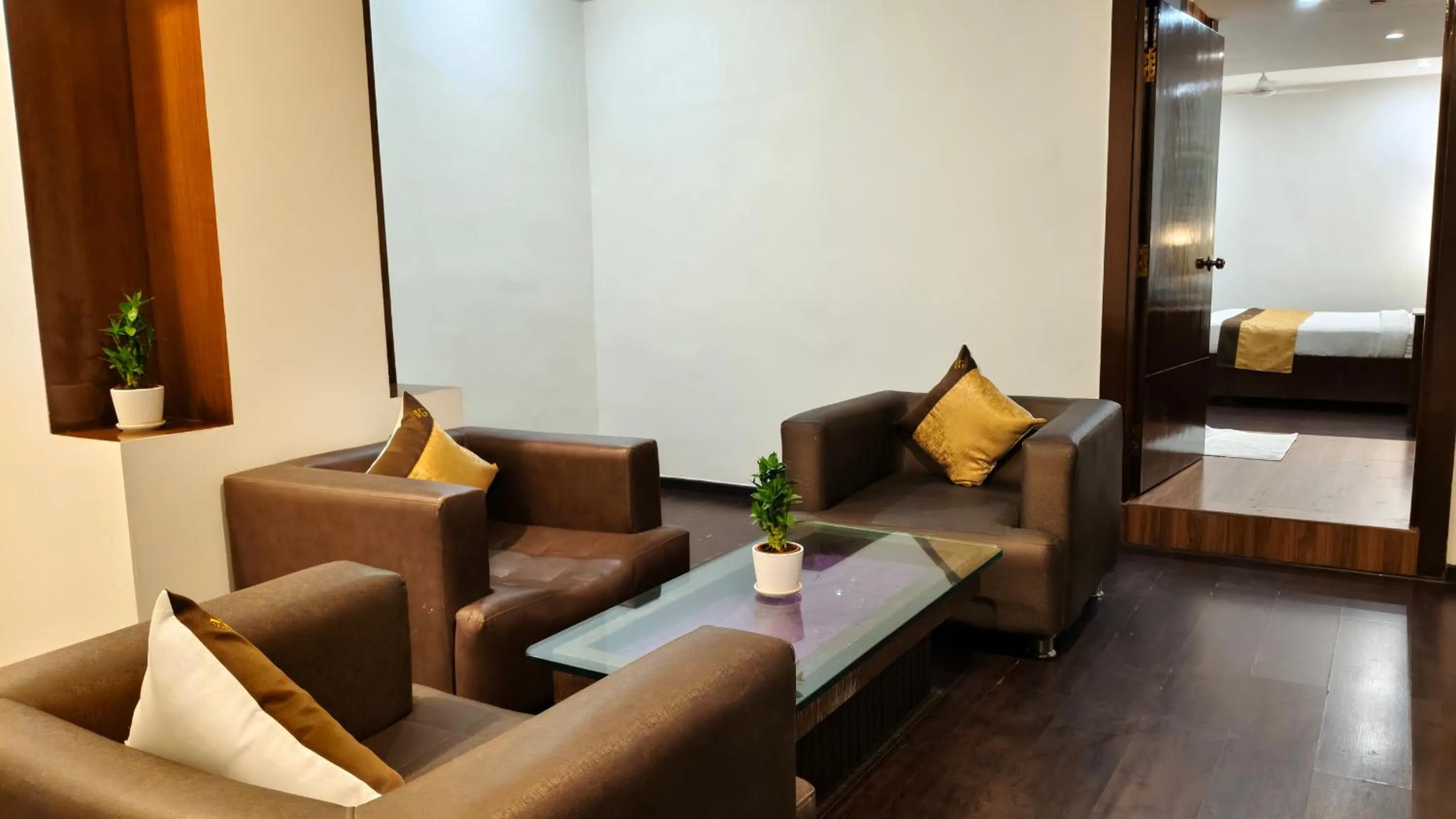 Living room in Hemaadri Grand