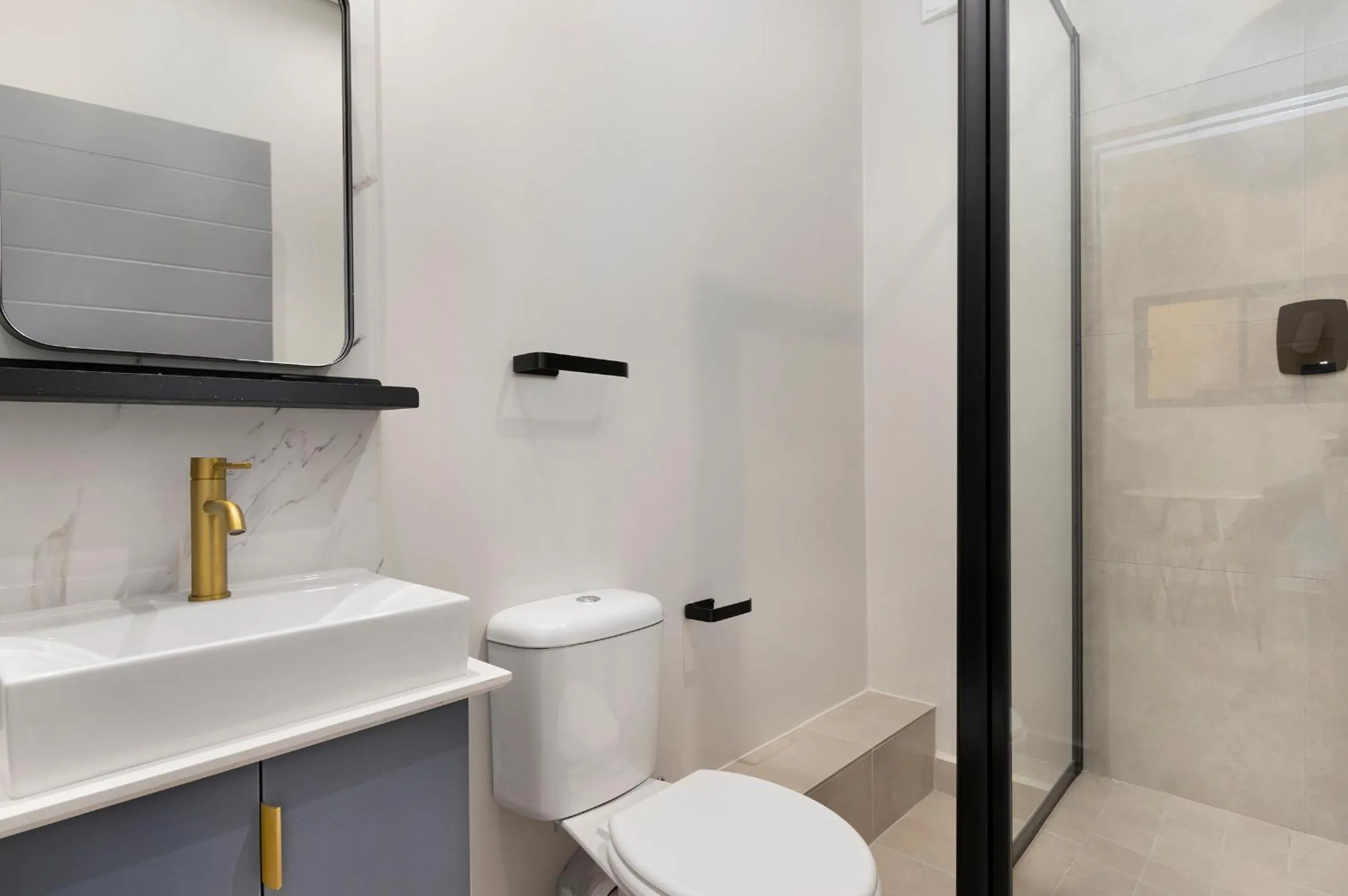 Bathroom in The Archer Aparthotel by Totalstay