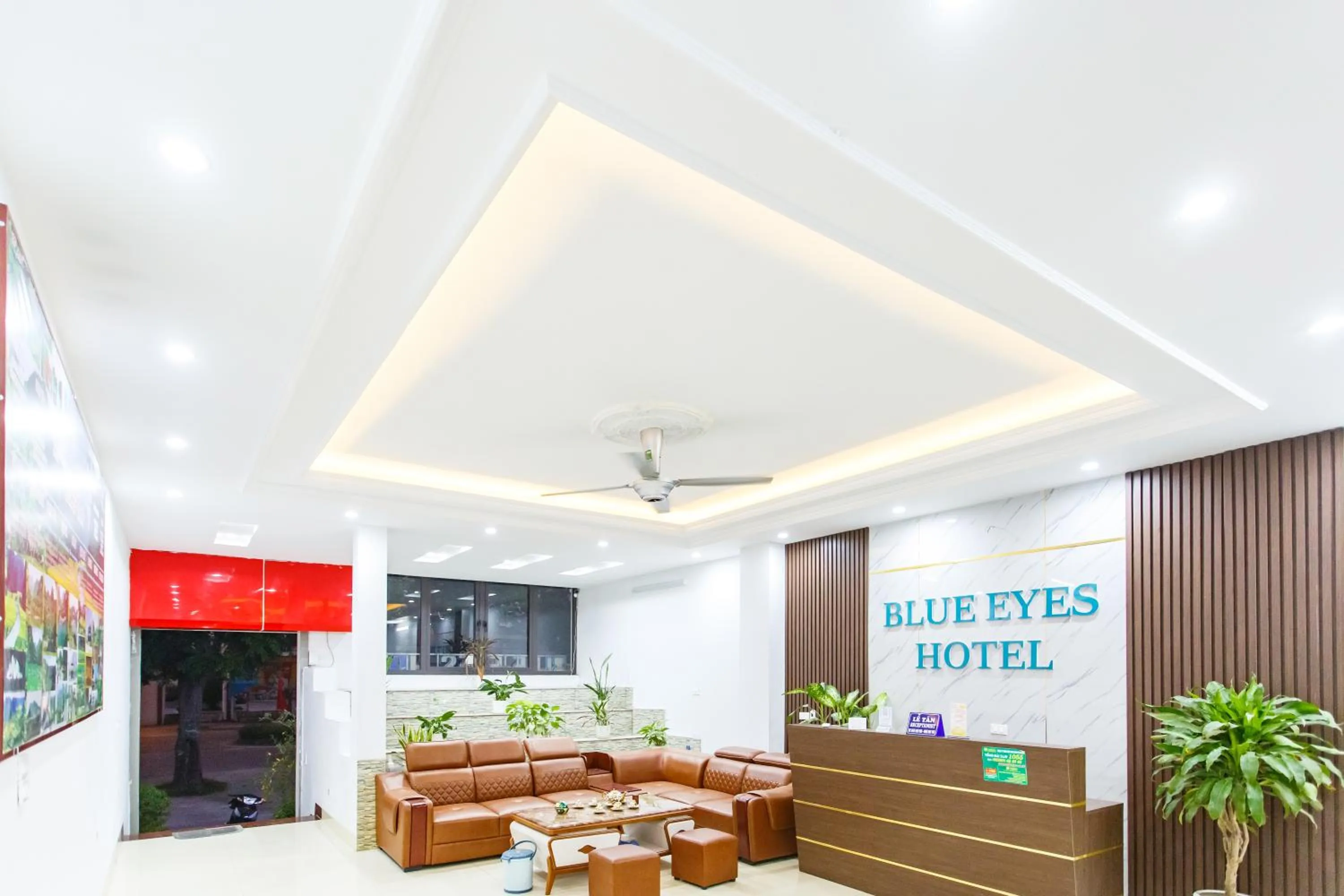 Seating area in Blue Eyes Hotel