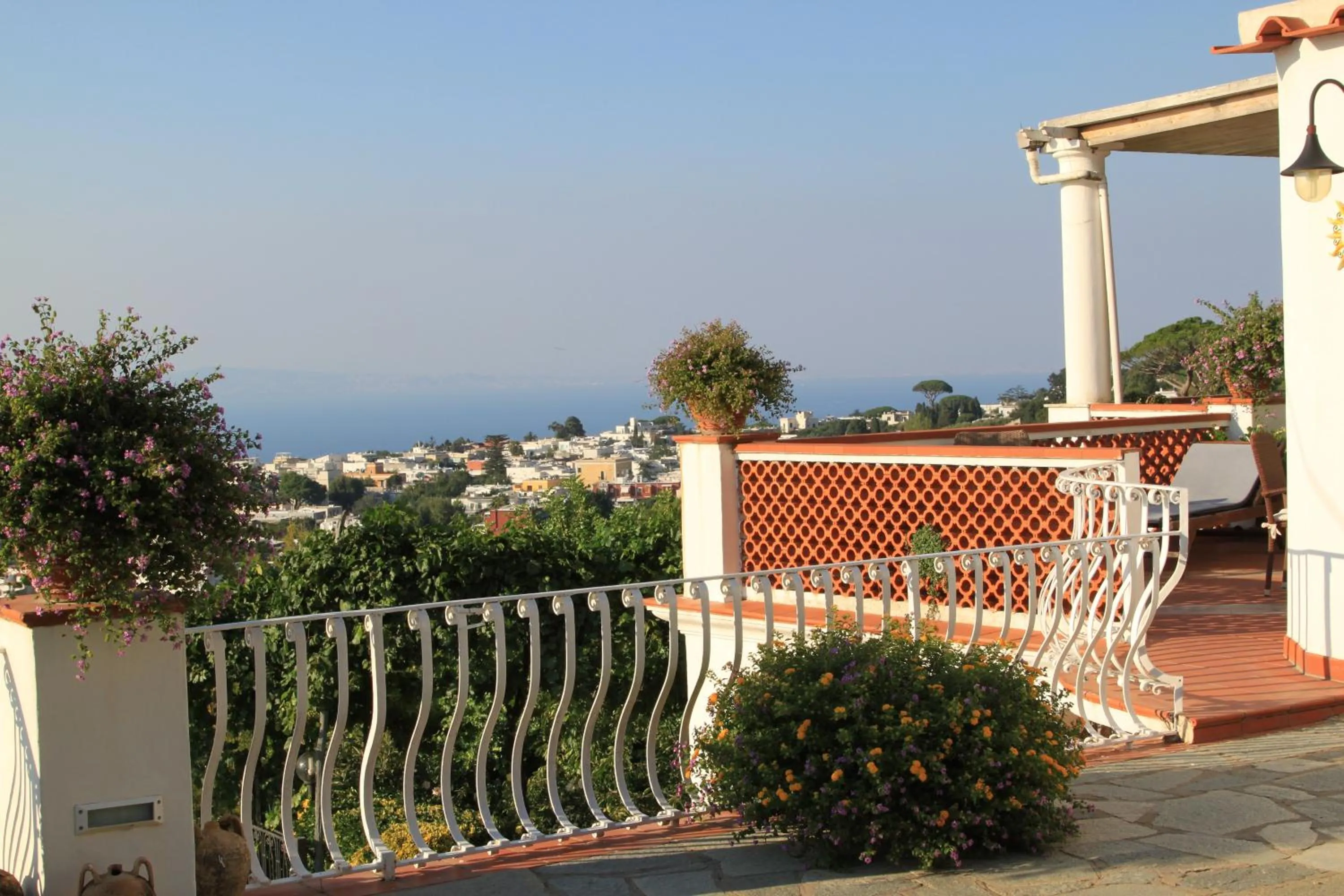 Balcony/Terrace in B&B Il Grappolo