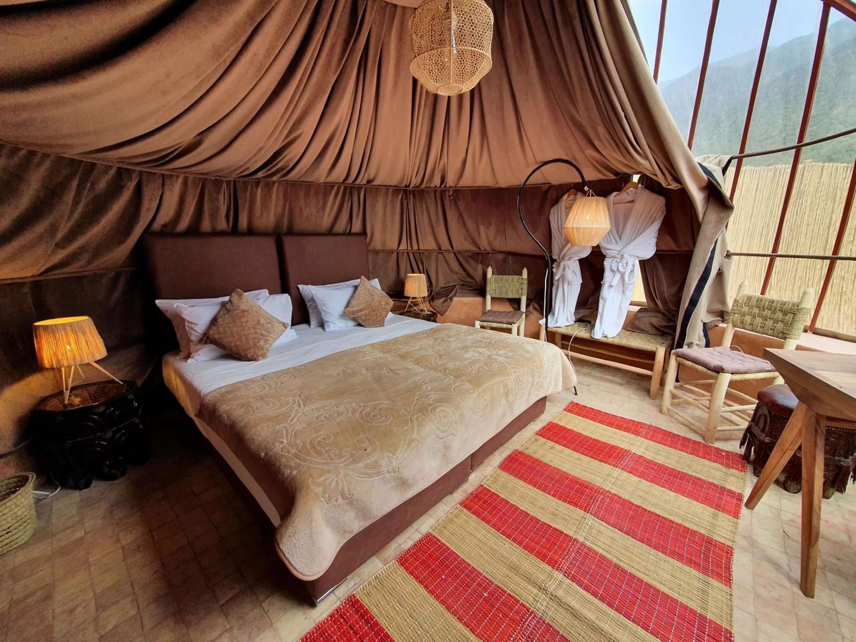 Photo of the whole room, Bed in Kasbah Africa - High Atlas Dark Sky & Nature Lodge