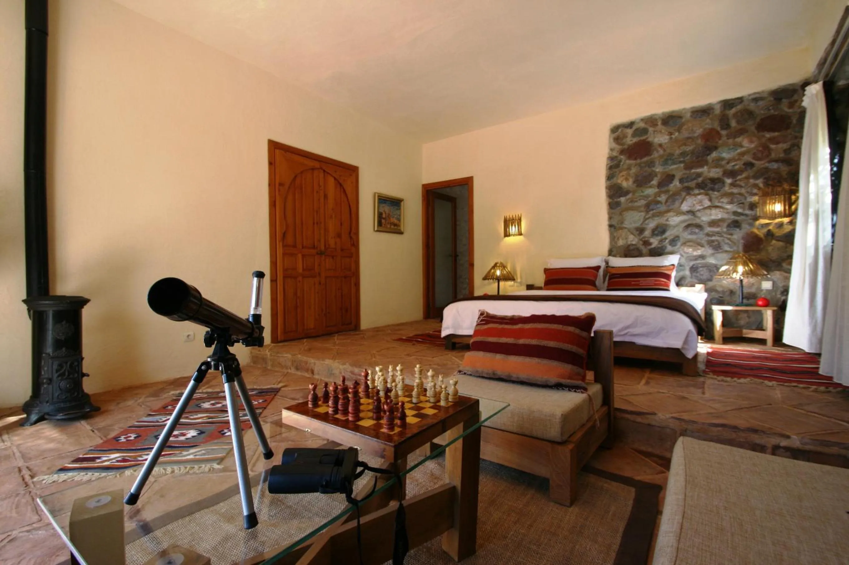 Bedroom, Bed in Kasbah Africa - High Atlas Dark Sky & Nature Lodge