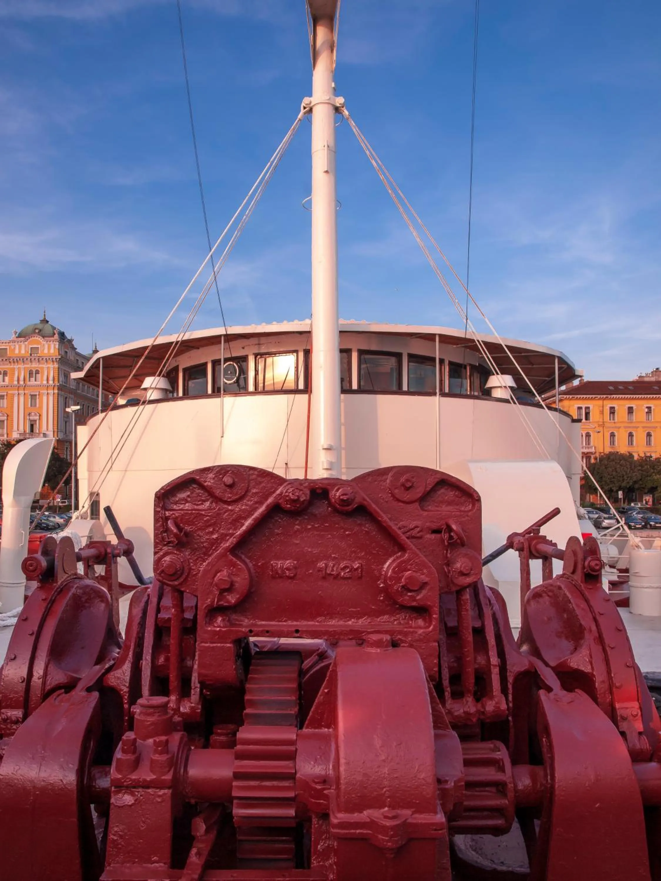 Decorative detail in Botel Marina