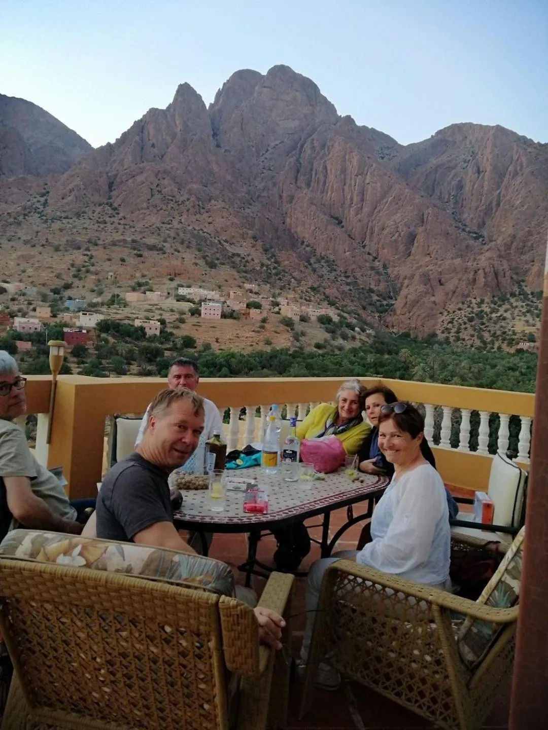 group of guests in Auberge Tilila