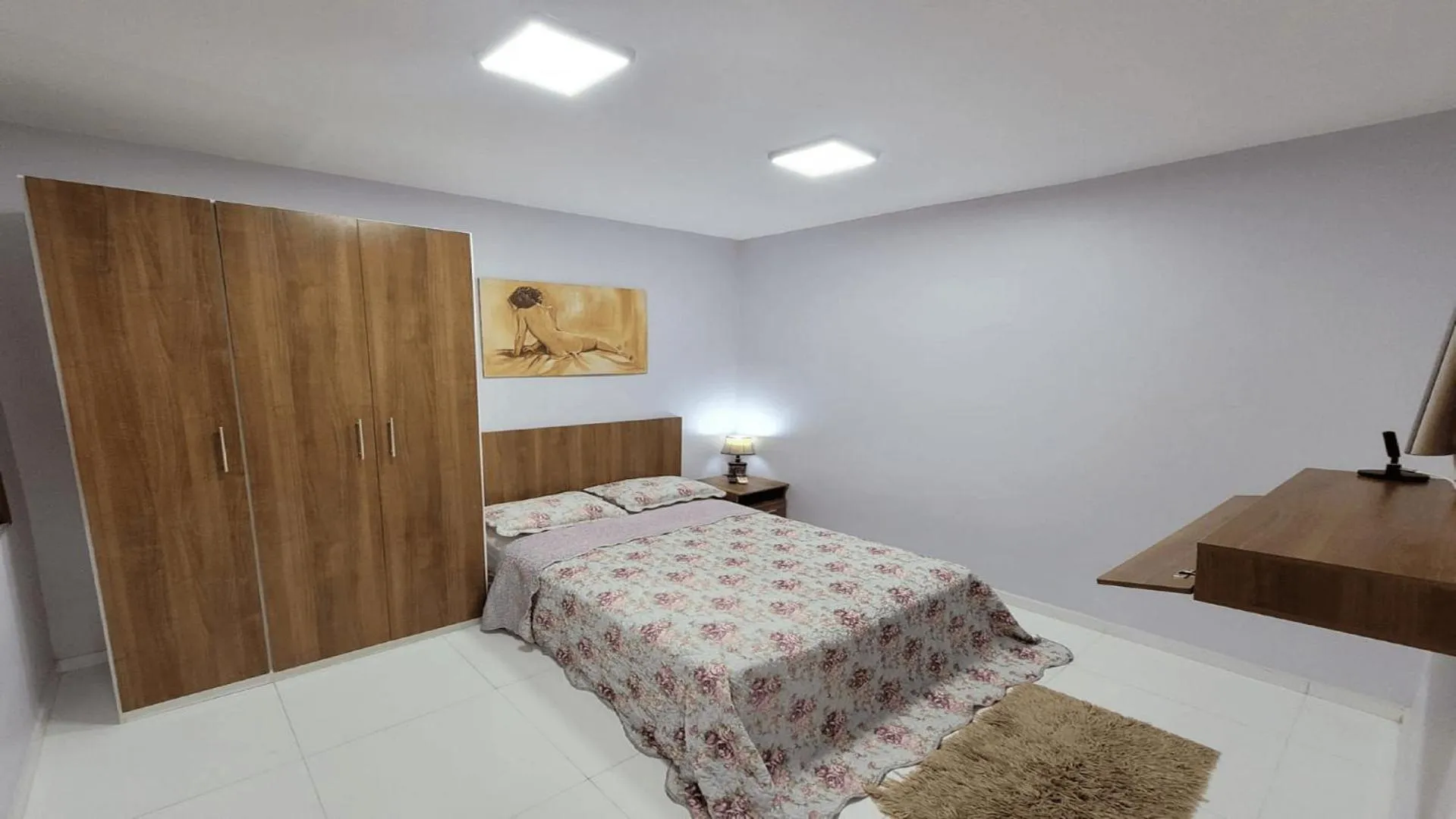 View (from property/room), Bed in Hotel Residencial Manaus - Flores