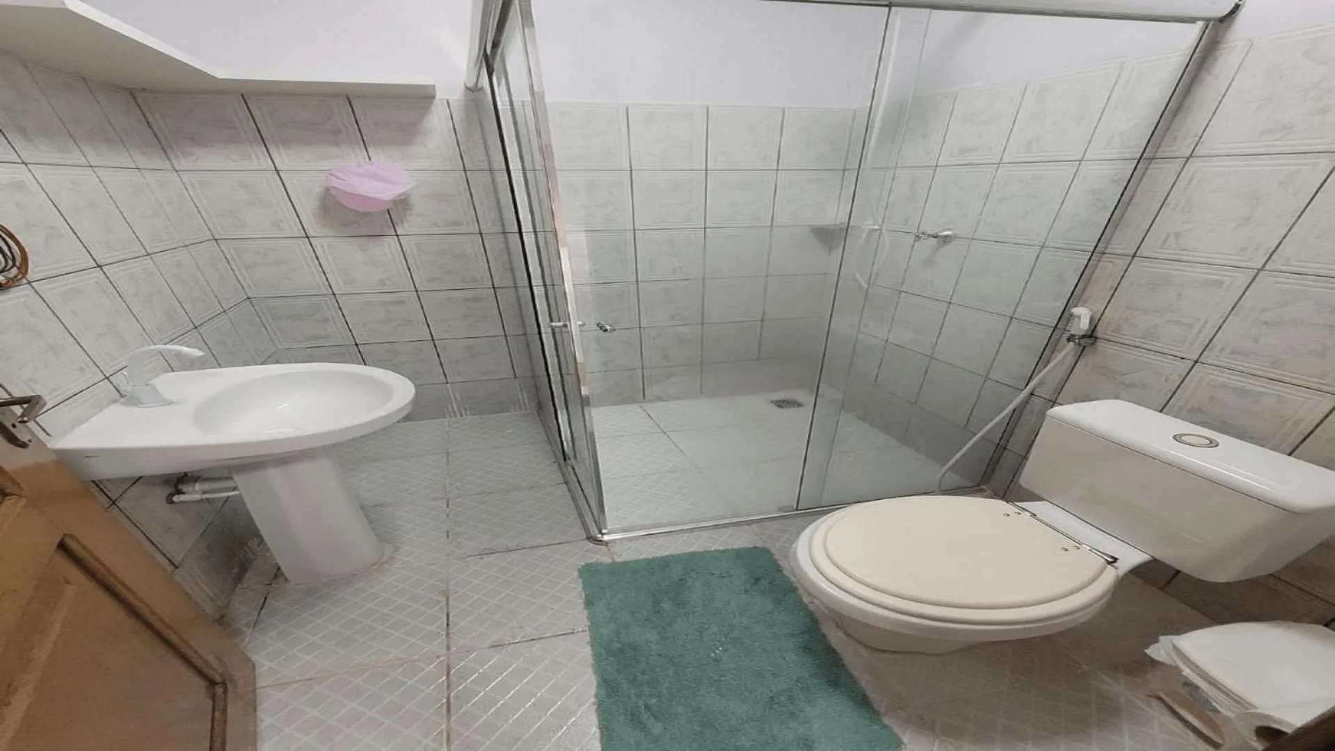 Toilet in Hotel Residencial Manaus - Flores