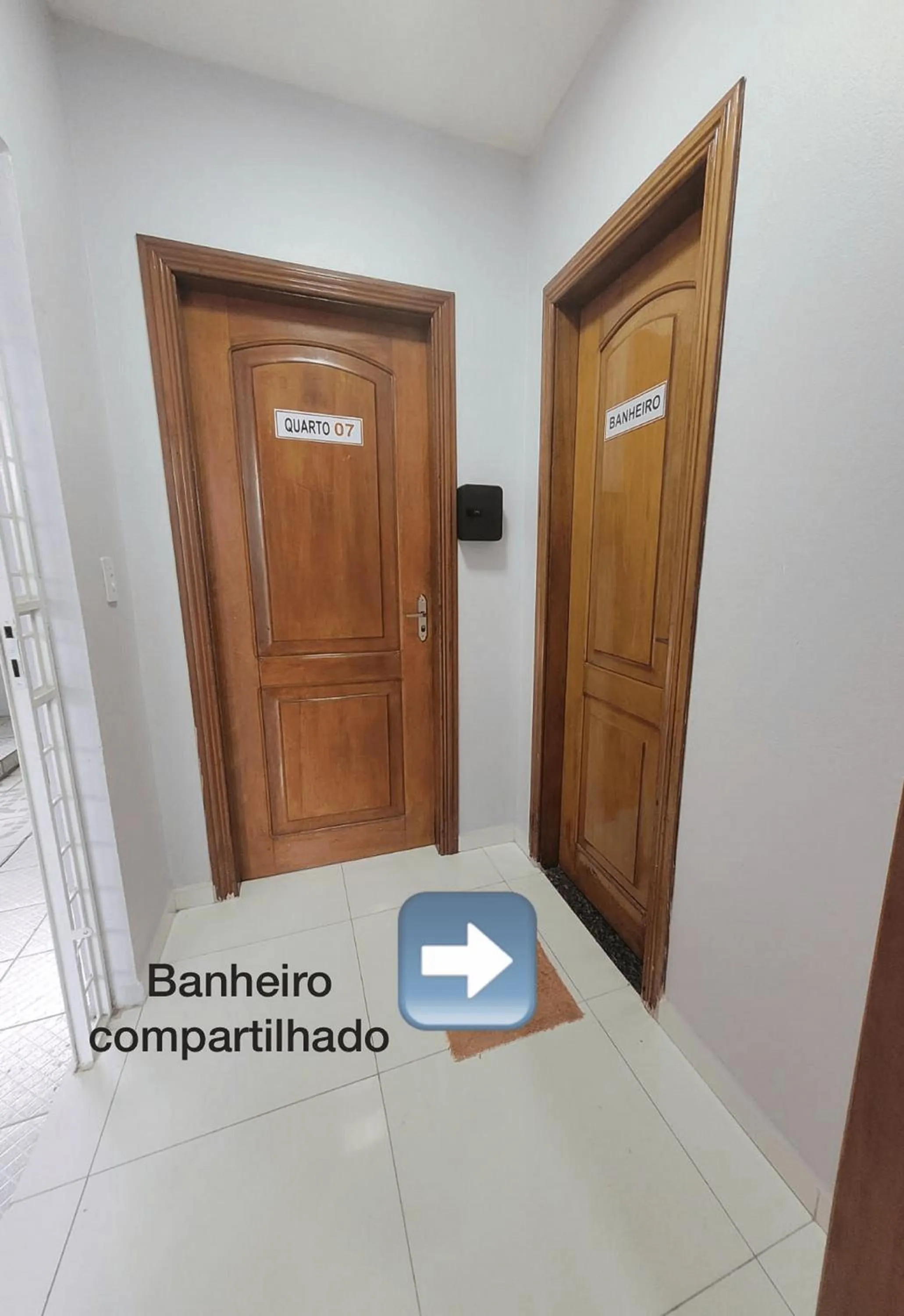 Toilet in Hotel Residencial Manaus - Flores