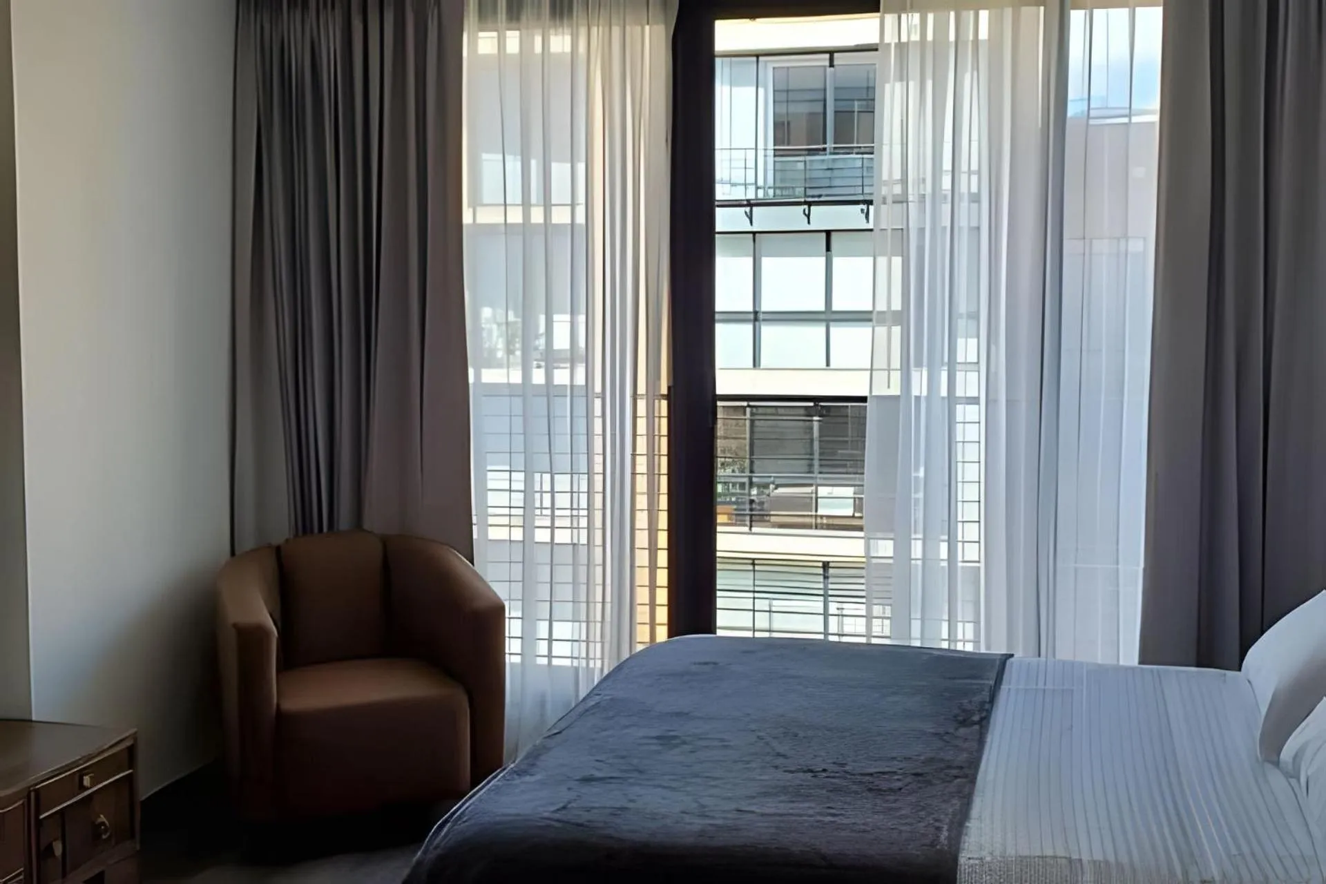 View (from property/room), Bed in Edificio Morph Chico
