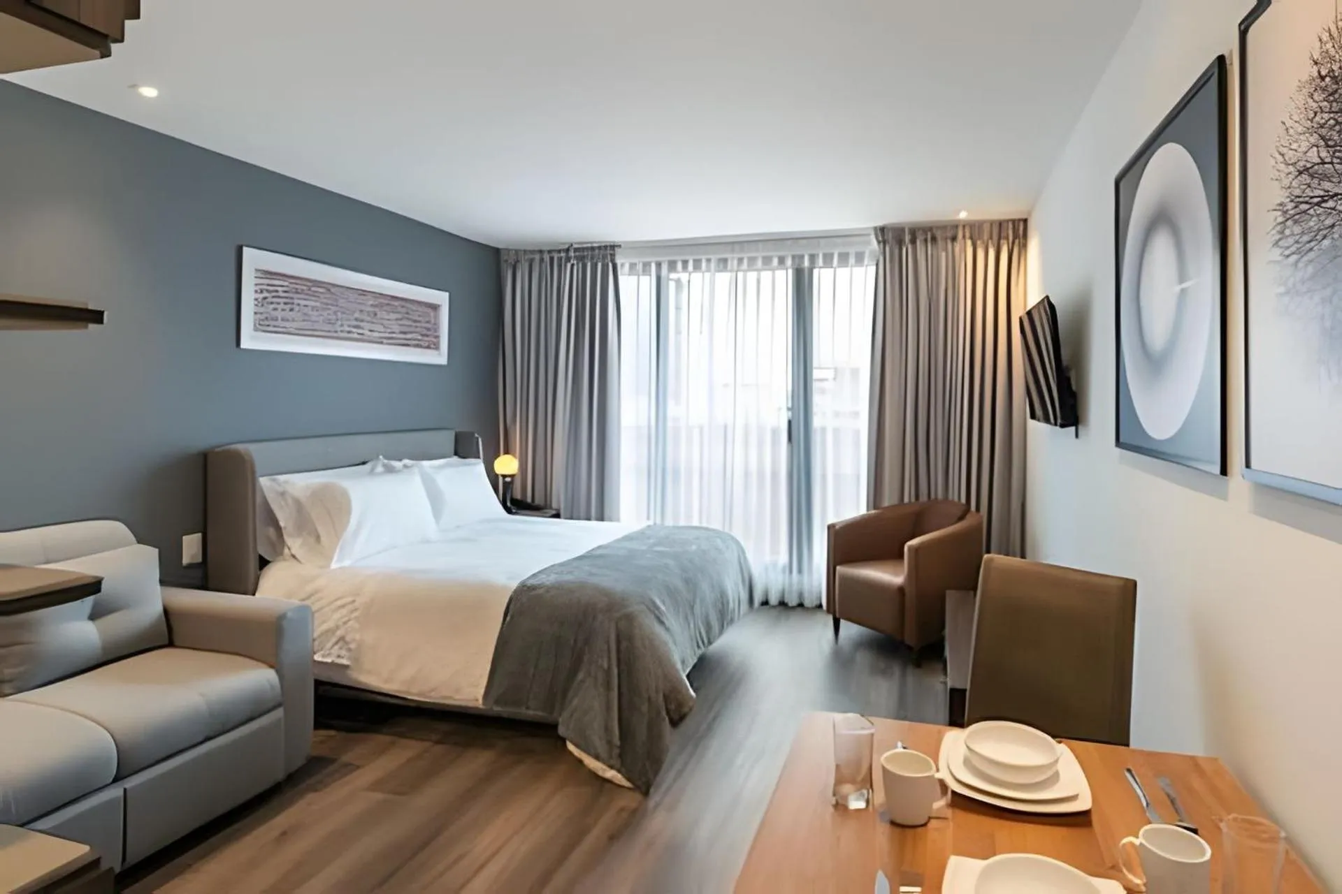 Photo of the whole room, Bed in Edificio Morph Chico