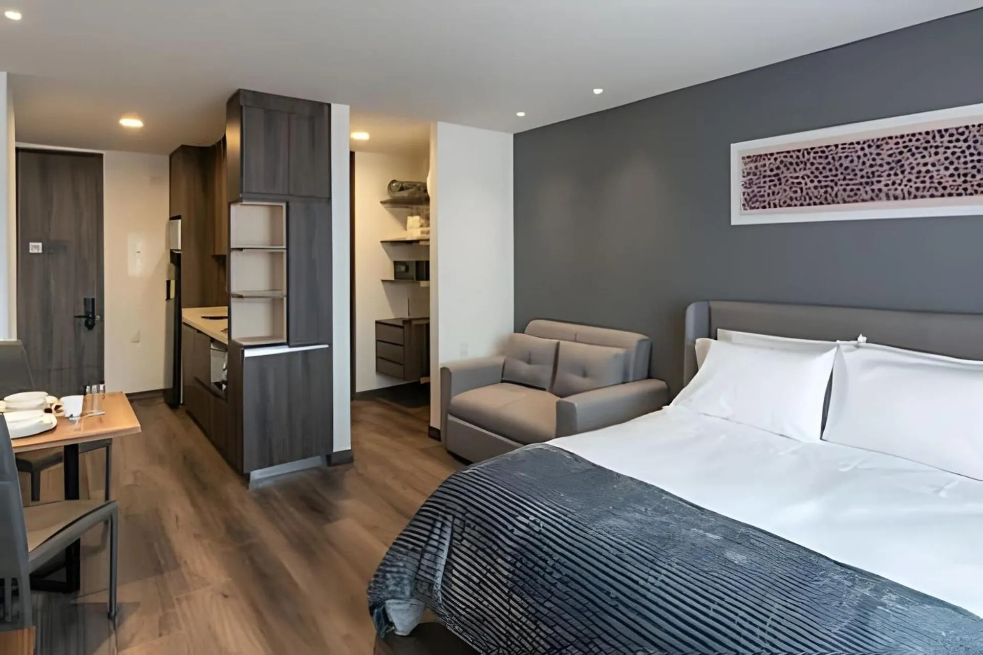 Photo of the whole room, Bed in Edificio Morph Chico