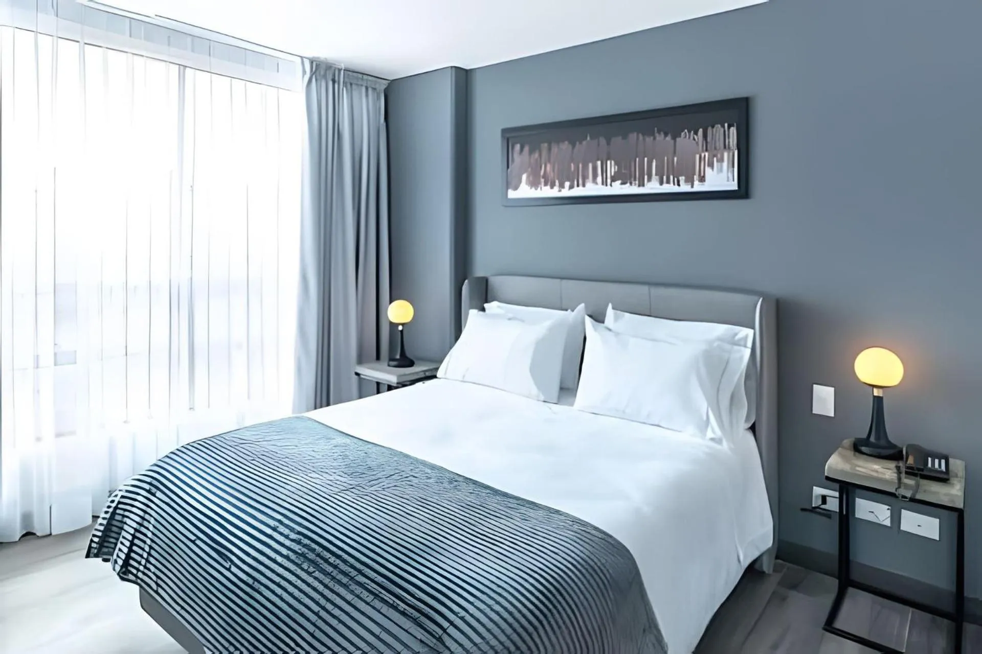 Photo of the whole room, Bed in Edificio Morph Chico