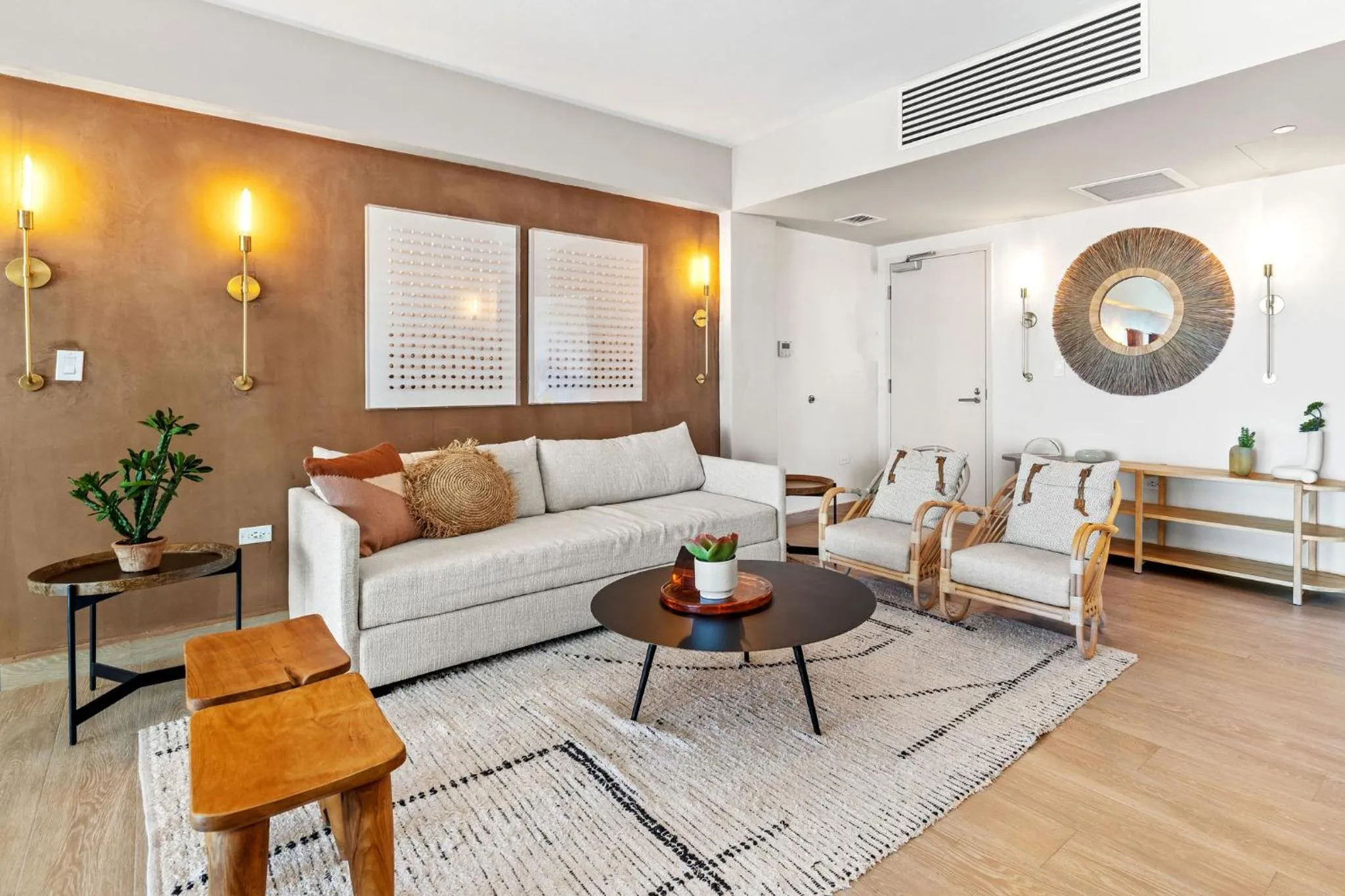 Living room in HiBird- Apartment and Suites Hotel