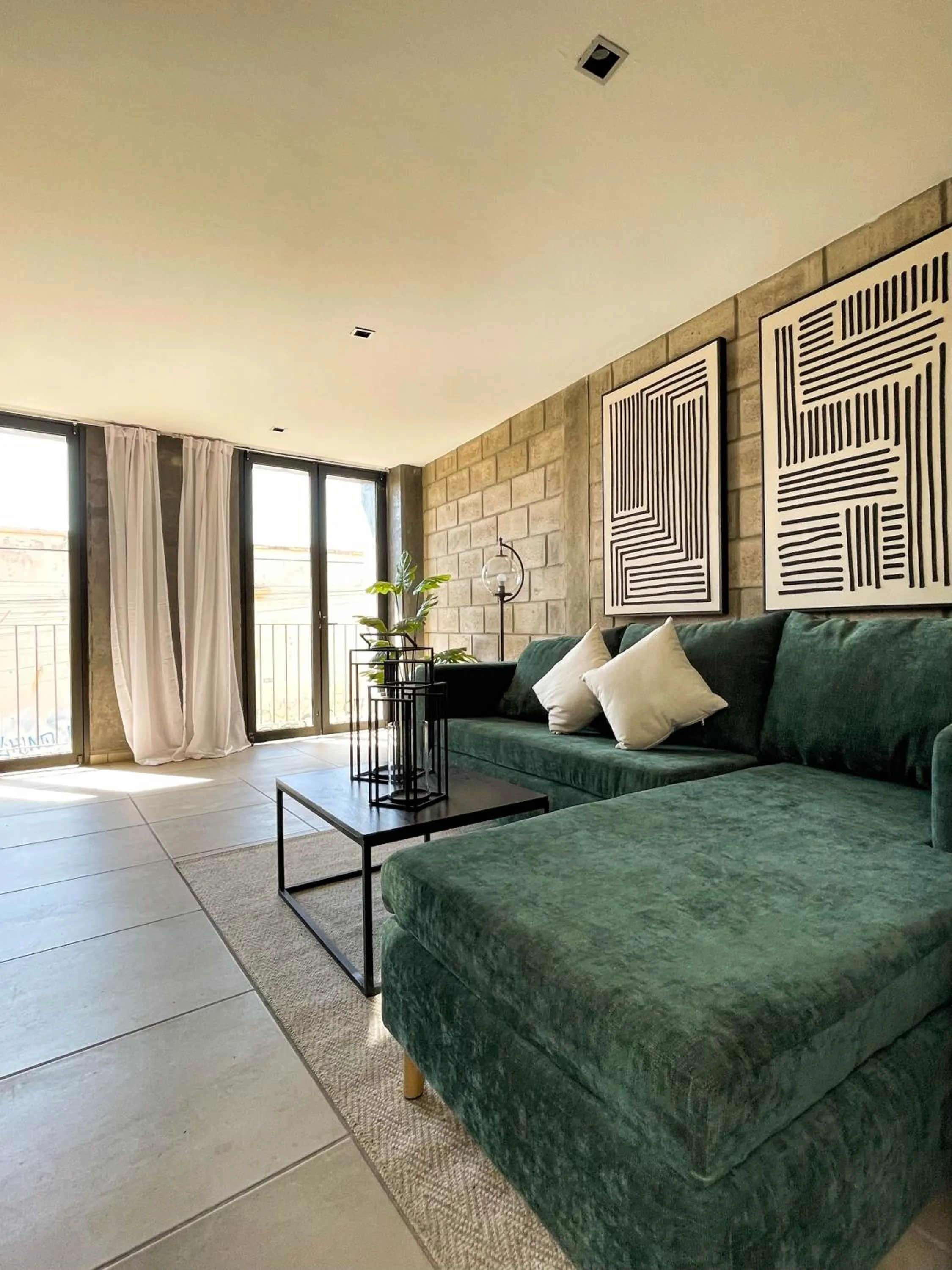 Living room, Bed in Tribu Centro Histórico