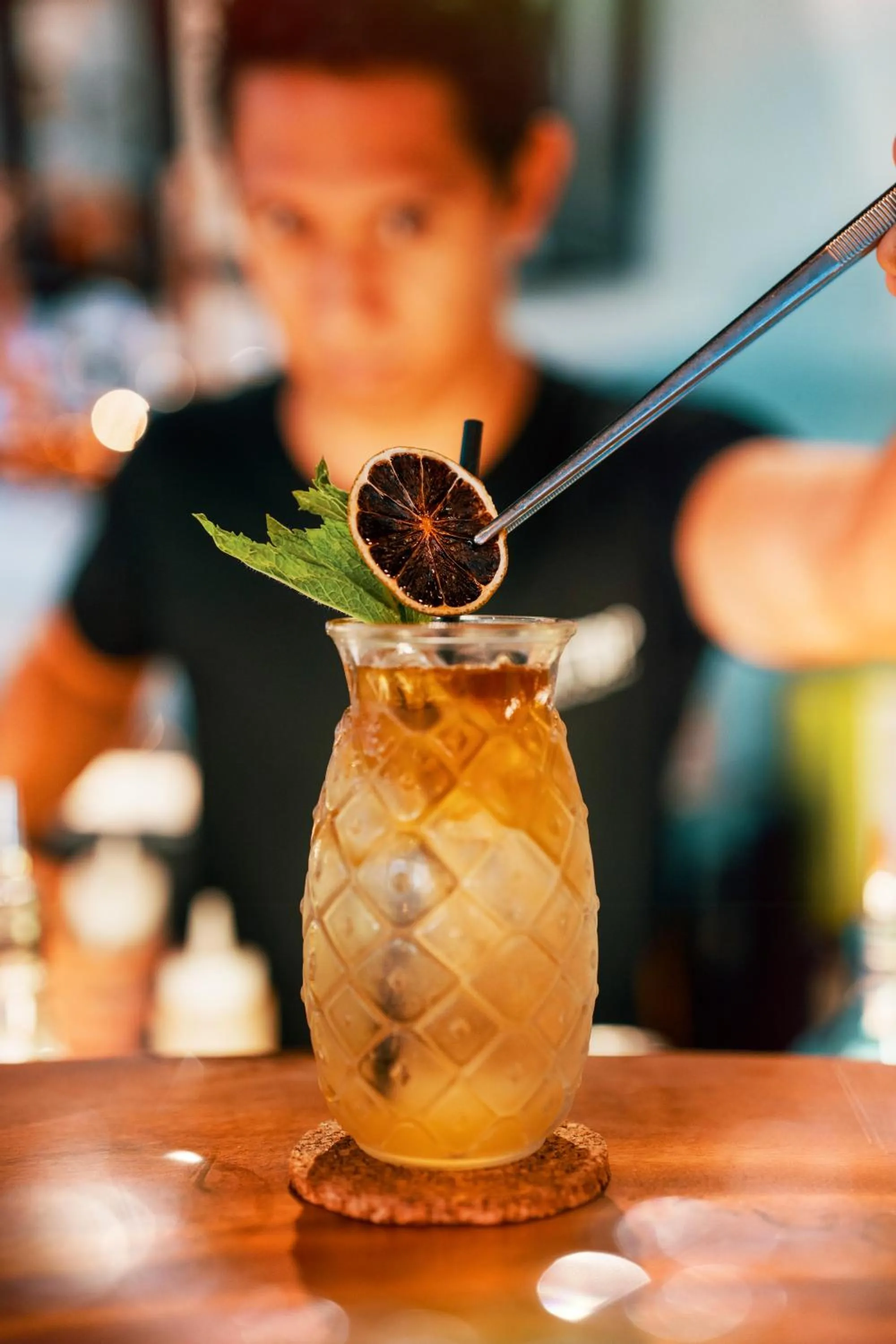 Lounge or bar in Polynesian Cabins by Kon Tiki