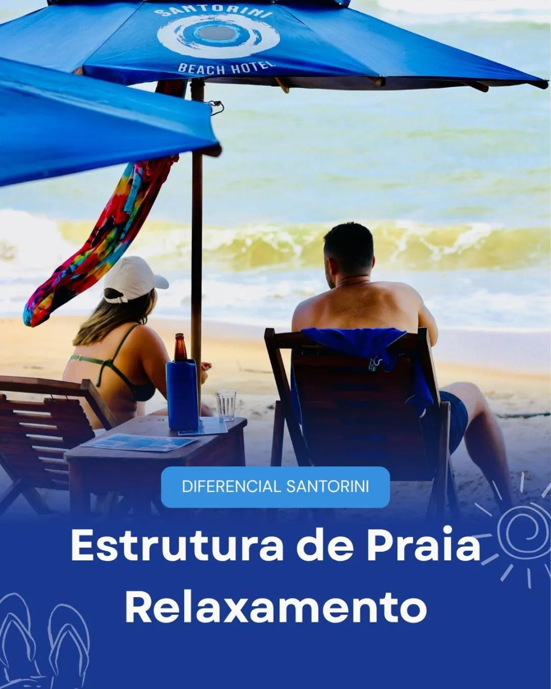 Sea view in Santorini Beach Hotel