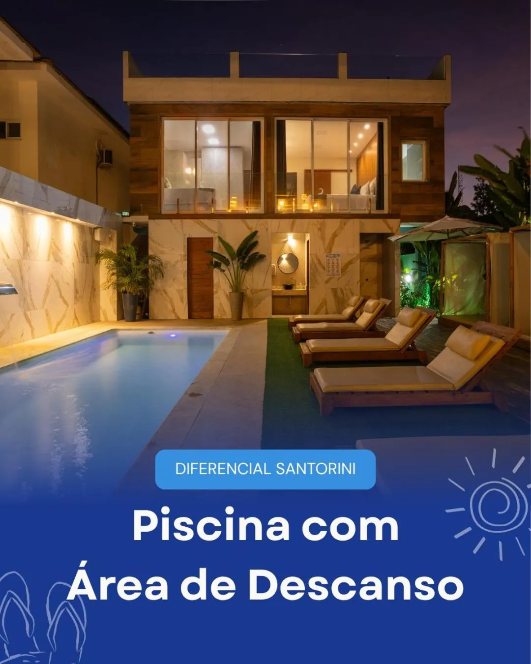 Swimming pool in Santorini Beach Hotel